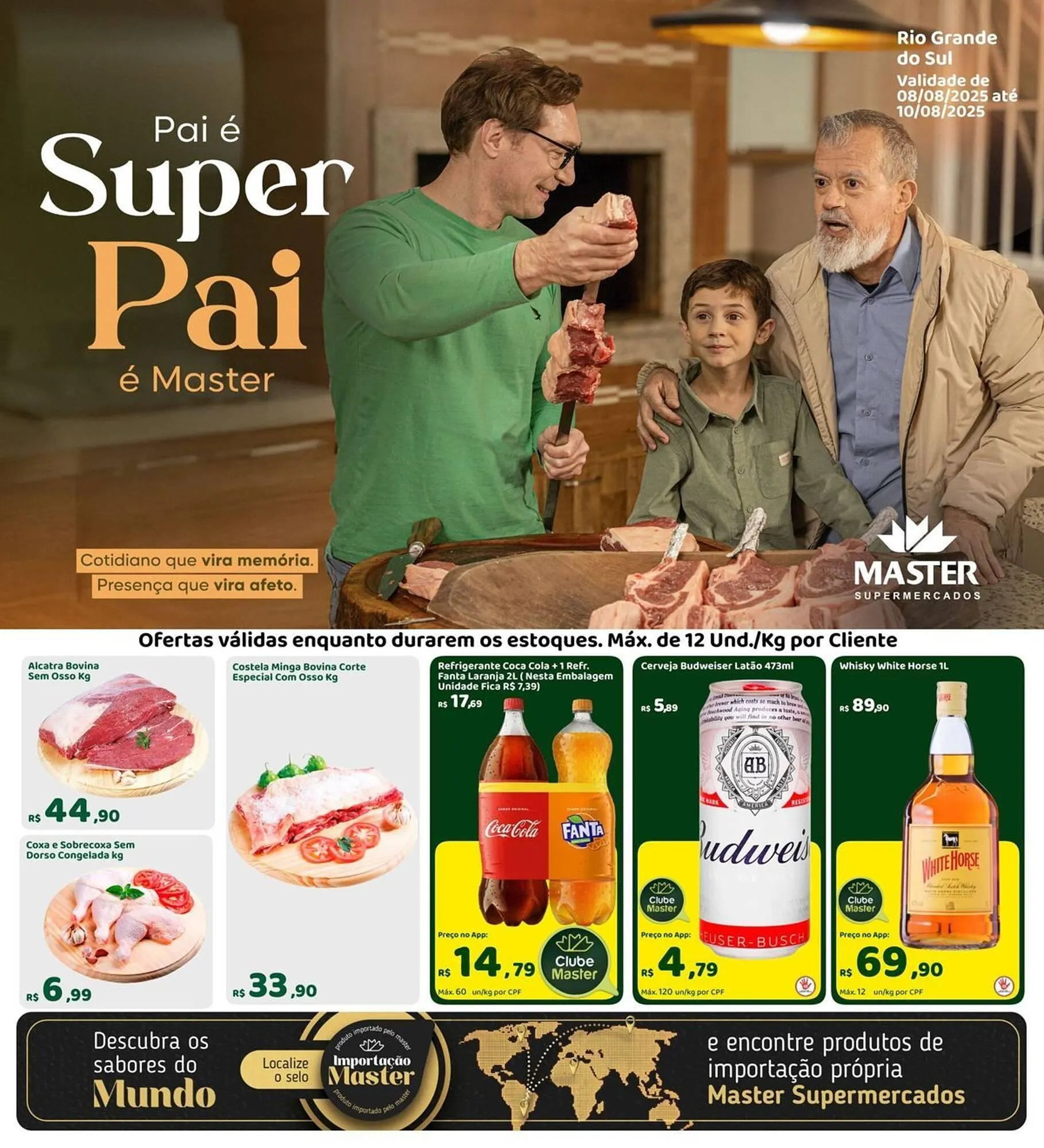 Encarte de Catálogo Master Supermercados 8 de agosto até 8 de outubro 2025 - Pagina 1