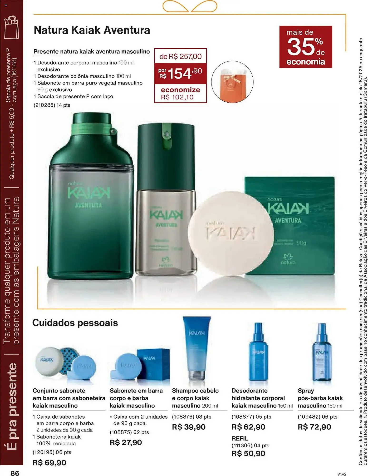 Encarte de Catálogo Natura 30 de outubro até 27 de novembro 2025 - Pagina 86