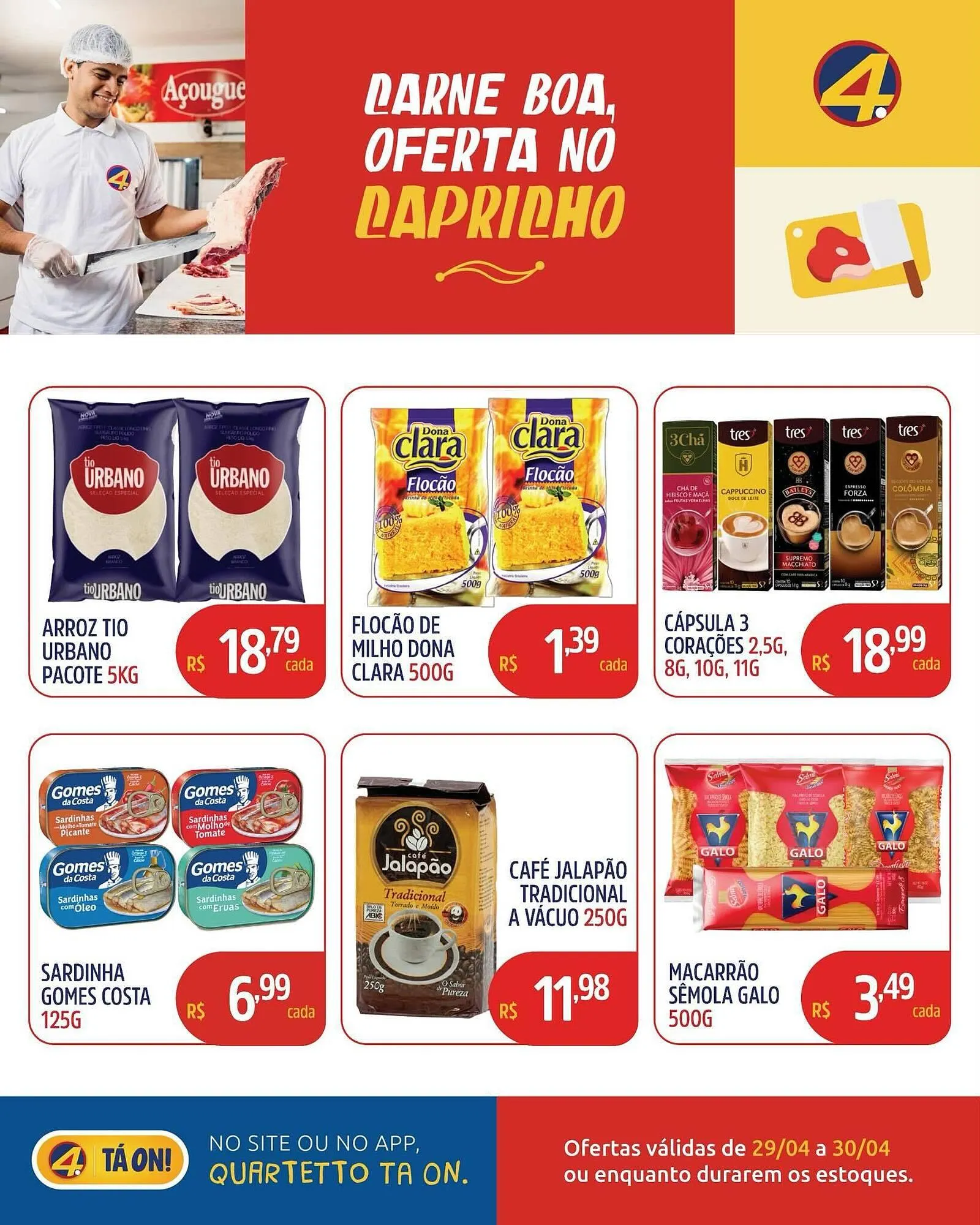 Encarte de Catálogo Quartetto Supermercados 29 de abril até 30 de abril 2026 - Pagina 3