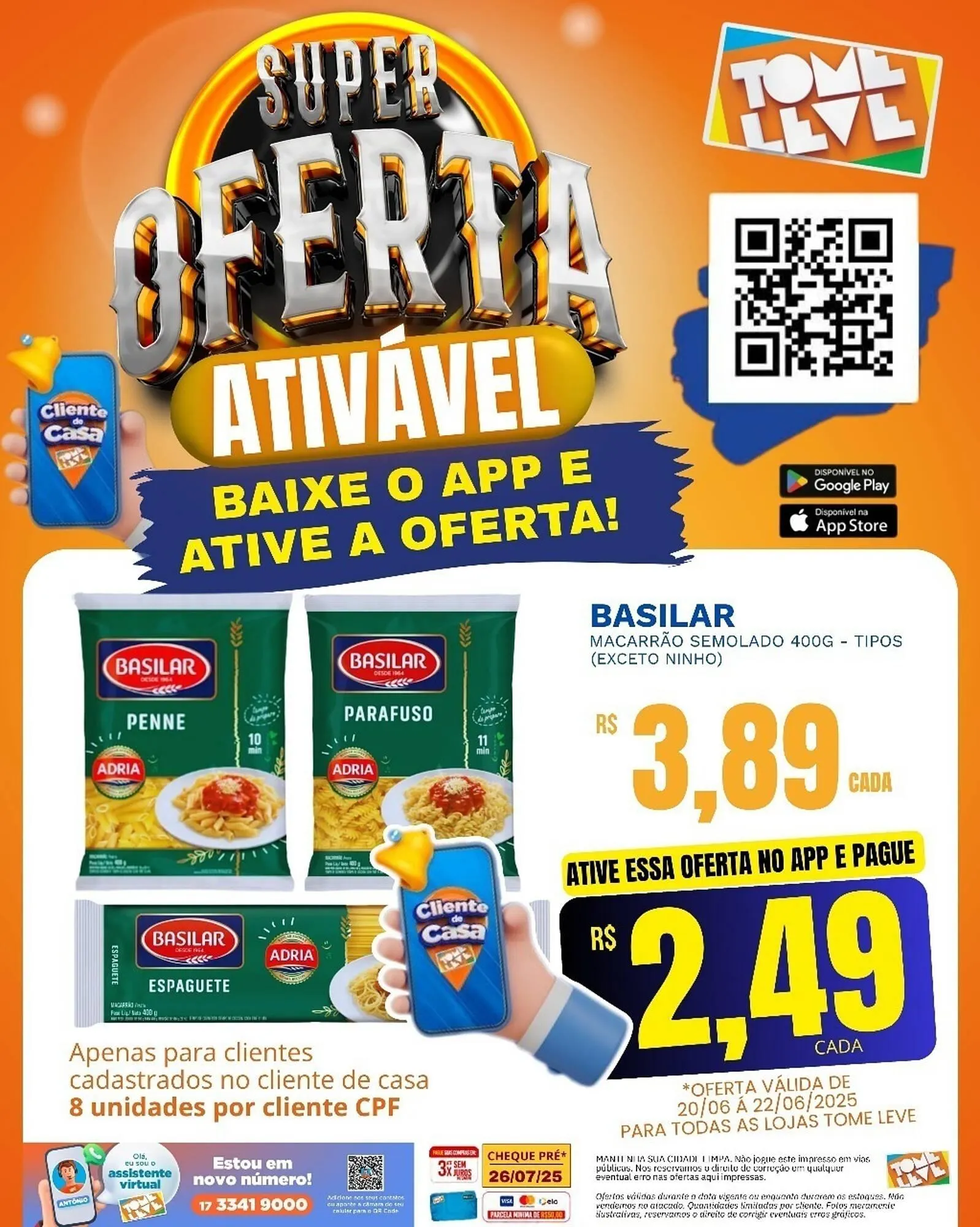 Encarte de Catálogo Tome Leve 21 de junho até 22 de junho 2025 - Pagina 1