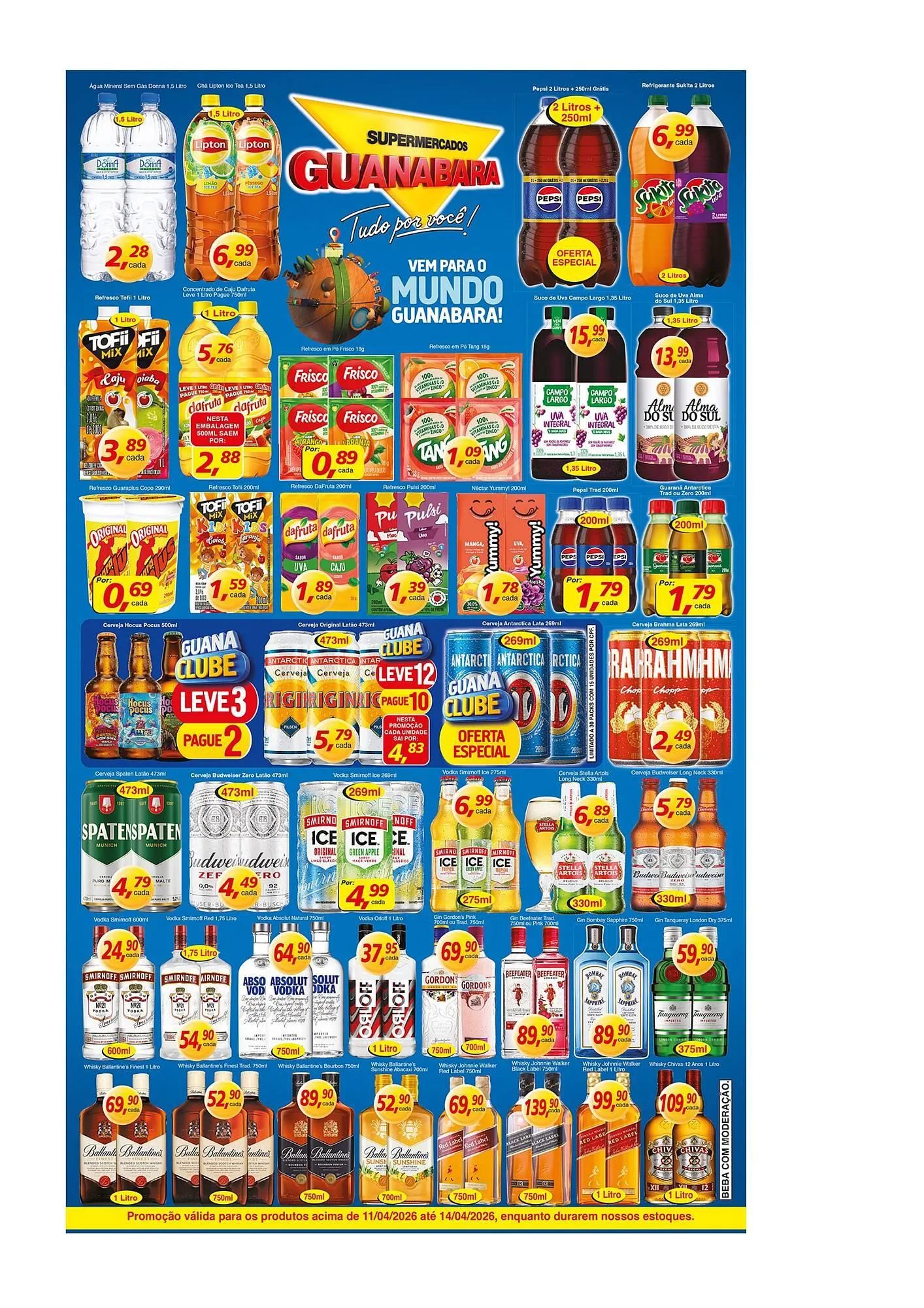 Encarte de Encarte Supermercados Guanabara 11 de abril até 14 de abril 2026 - Pagina 4