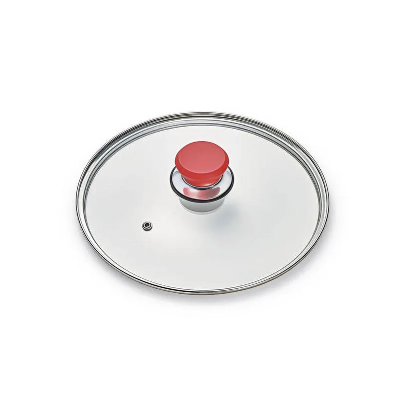 Tampa de Vidro Polishop - 20Cm - Vermelha