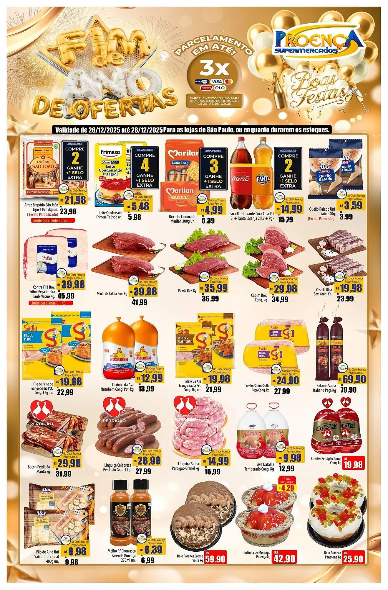 Encarte de Catálogo Proença Supermercados 26 de dezembro até 28 de dezembro 2025 - Pagina 1