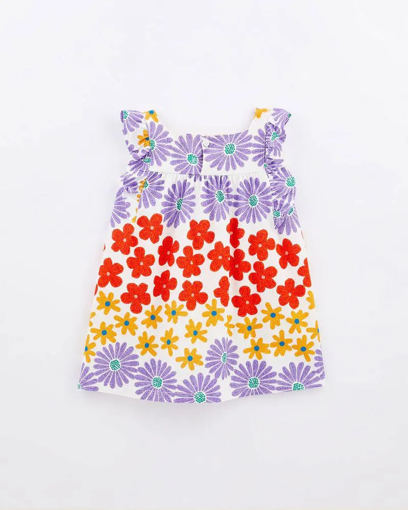Vestido Com Faixa Bebe Malha Frozim