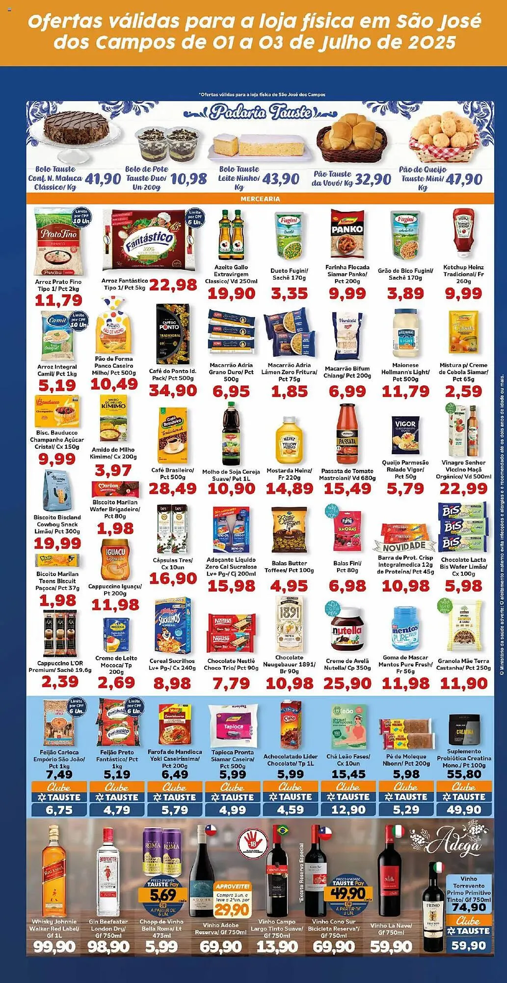 Encarte de Catálogo Supermercados Tauste 1 de julho até 4 de julho 2025 - Pagina 3
