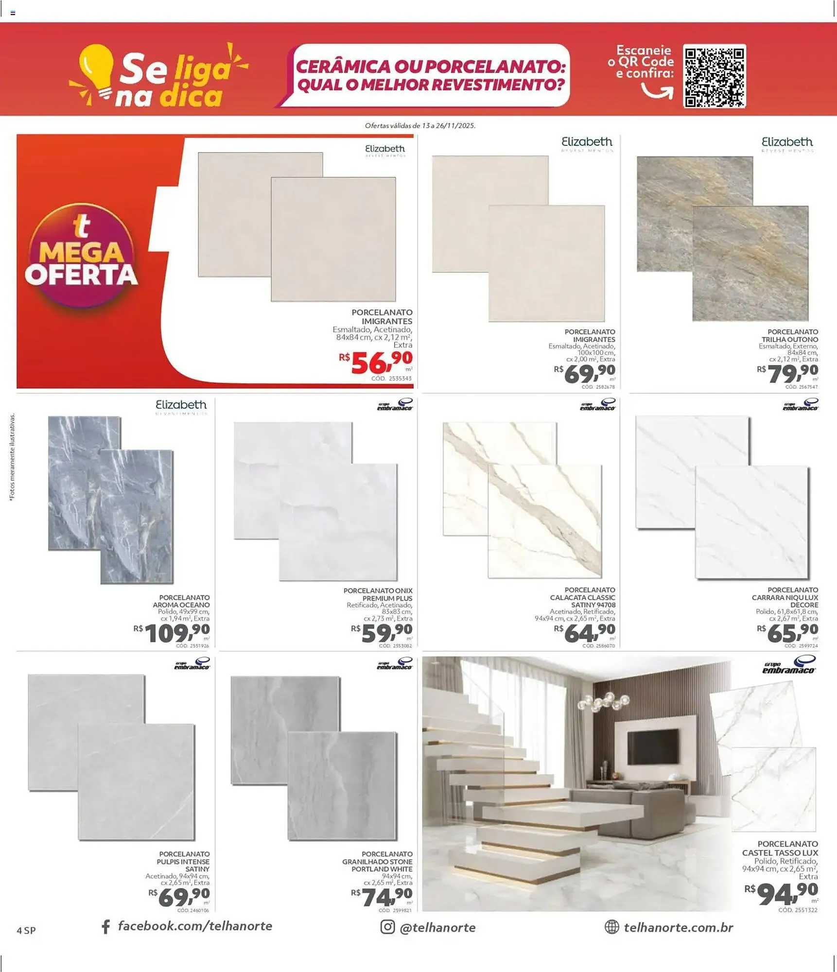 Encarte de Catálogo Telhanorte 13 de novembro até 27 de novembro 2025 - Pagina 4