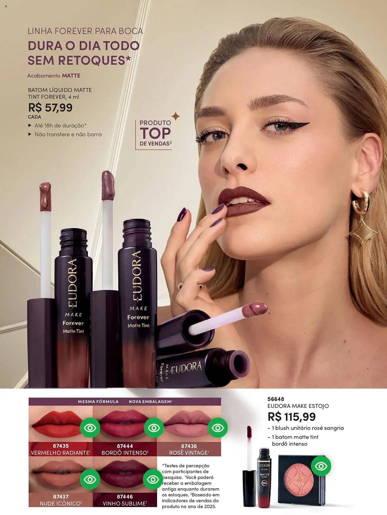 Encarte de Catálogo Eudora 23 de abril até 15 de junho 2026 - Pagina 78