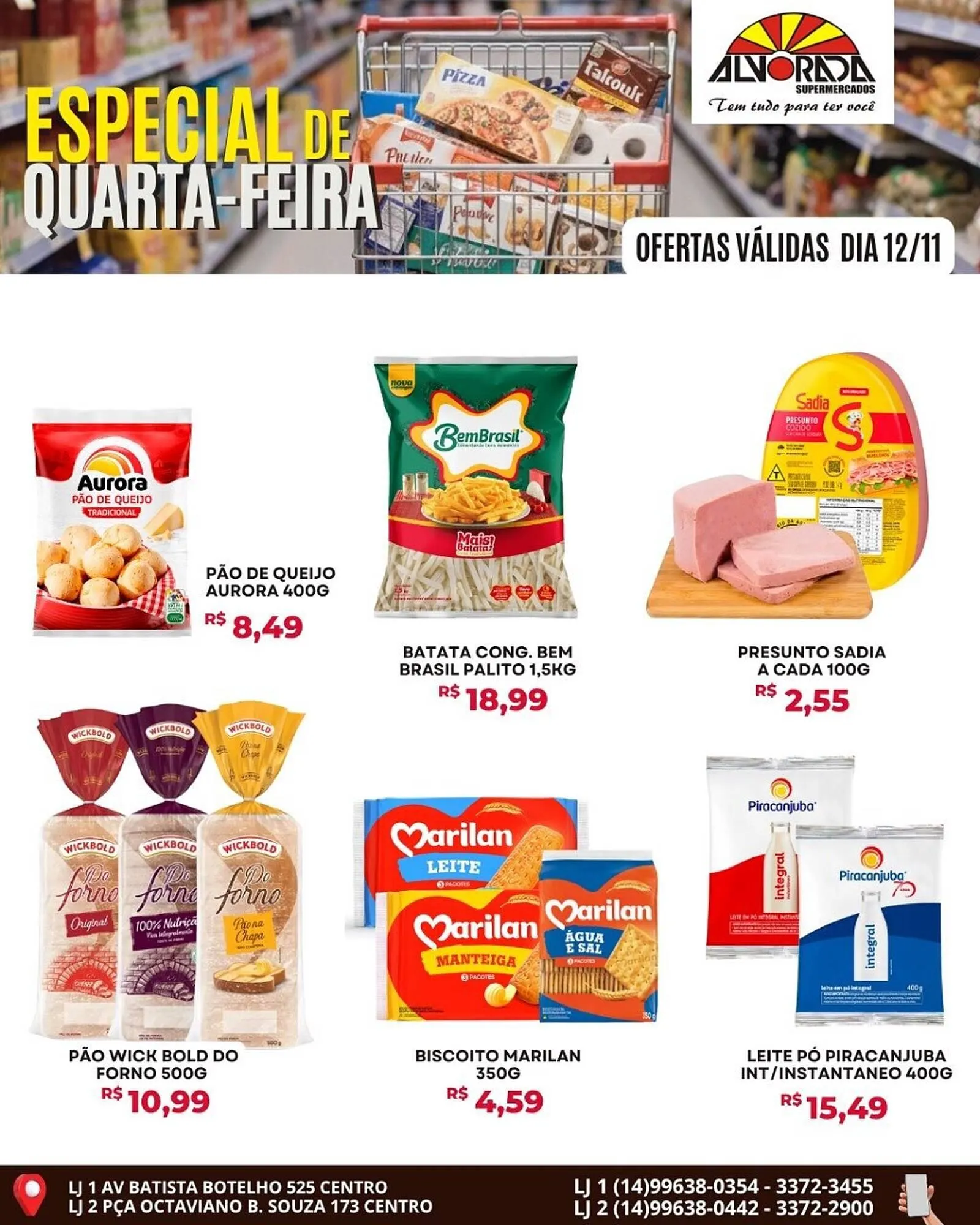 Encarte de Catálogo Alvorada Supermercados 12 de novembro até 12 de novembro 2025 - Pagina 1