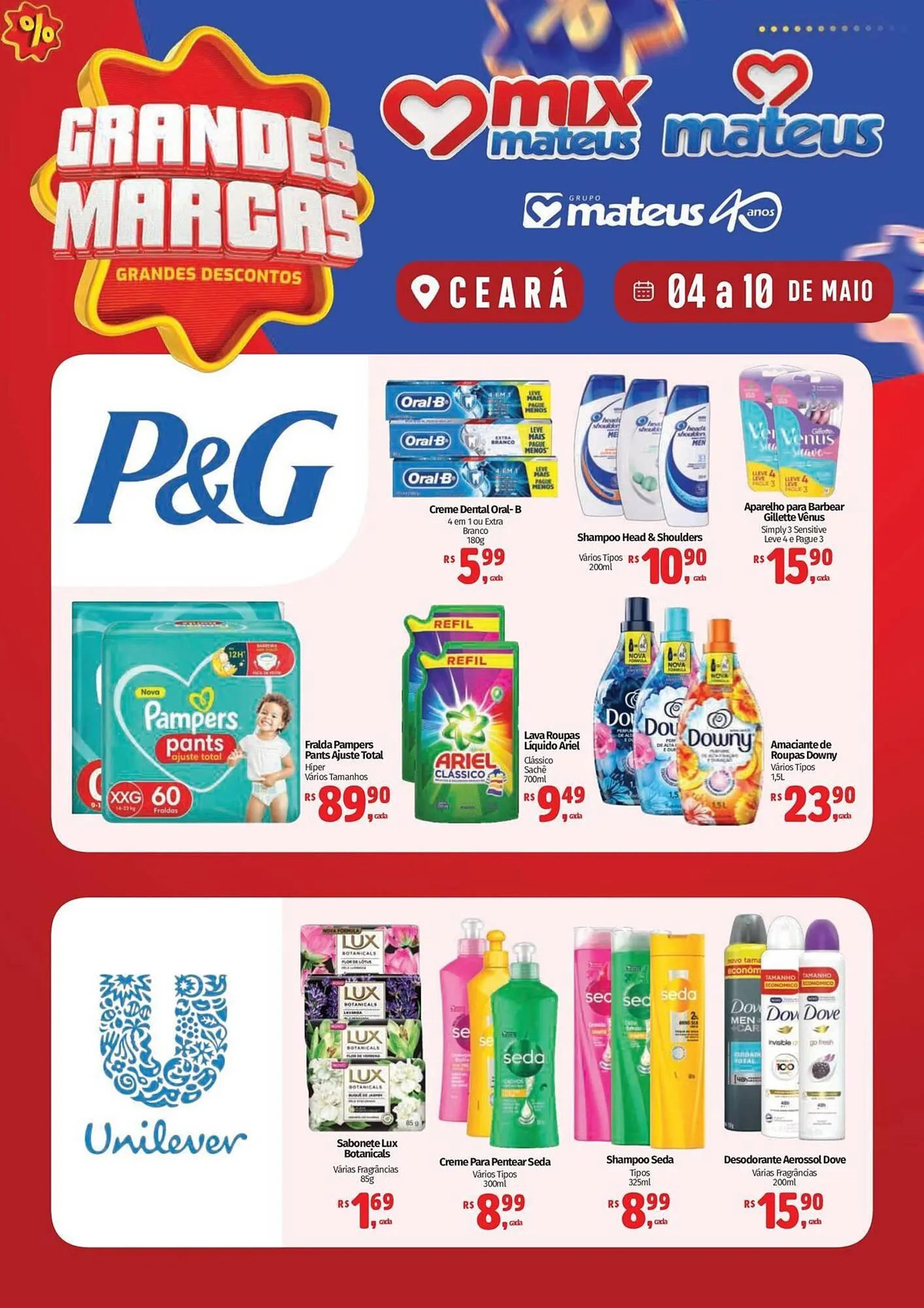 Encarte de Catálogo Supermercados Mateus 4 de maio até 10 de maio 2026 - Pagina 1