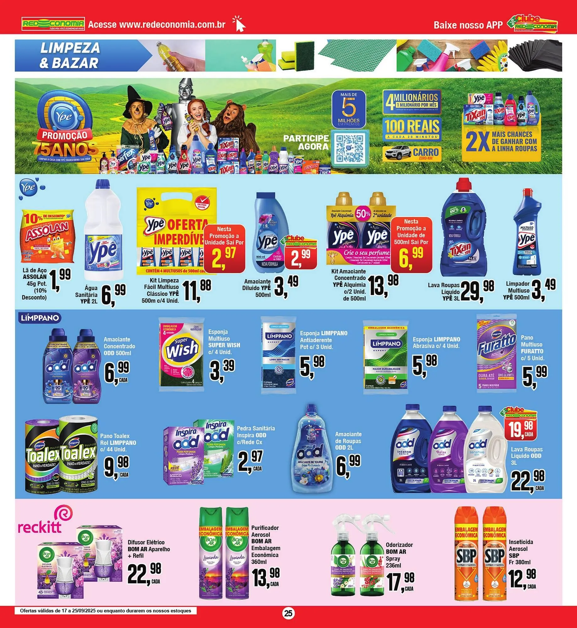 Encarte de Encarte Rede Economia 19 de setembro até 21 de setembro 2025 - Pagina 25