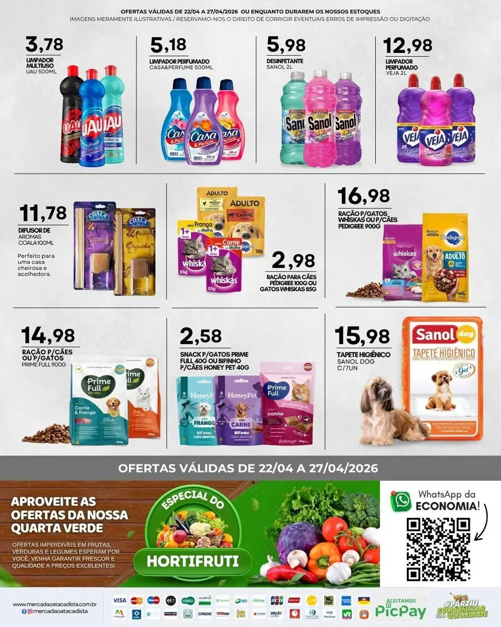 Encarte de Folheto Mercadão Atacadista 24 de abril até 26 de abril 2026 - Pagina 14