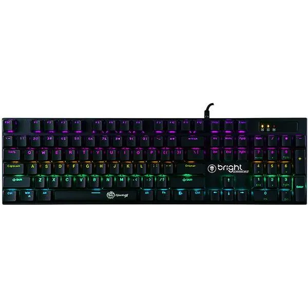Teclado Gamer Mecânico, Switch Azul, USB, GTC564, Bright - CX 1 UN