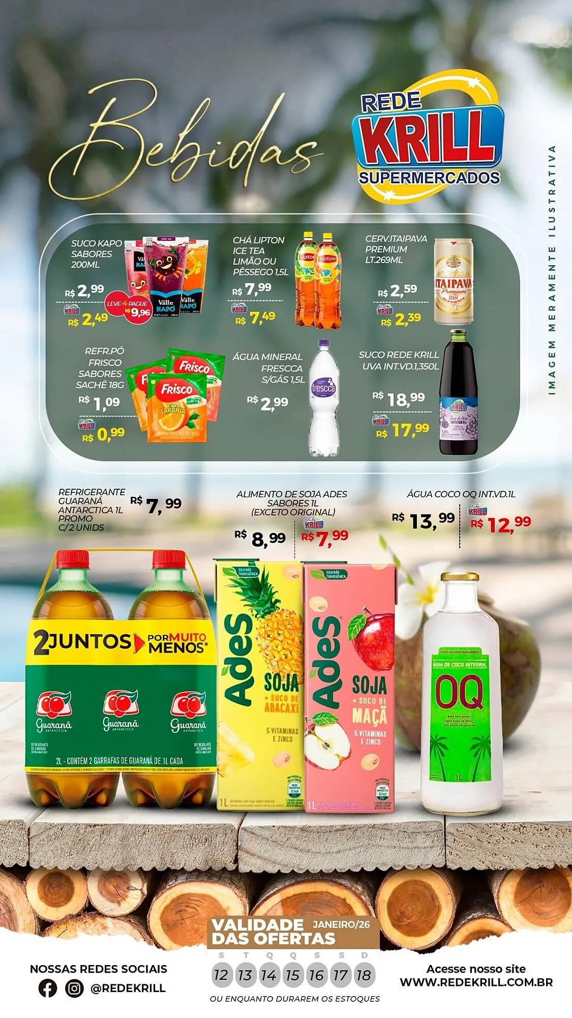 Encarte de Folheto Rede Krill 12 de janeiro até 18 de janeiro 2026 - Pagina 3