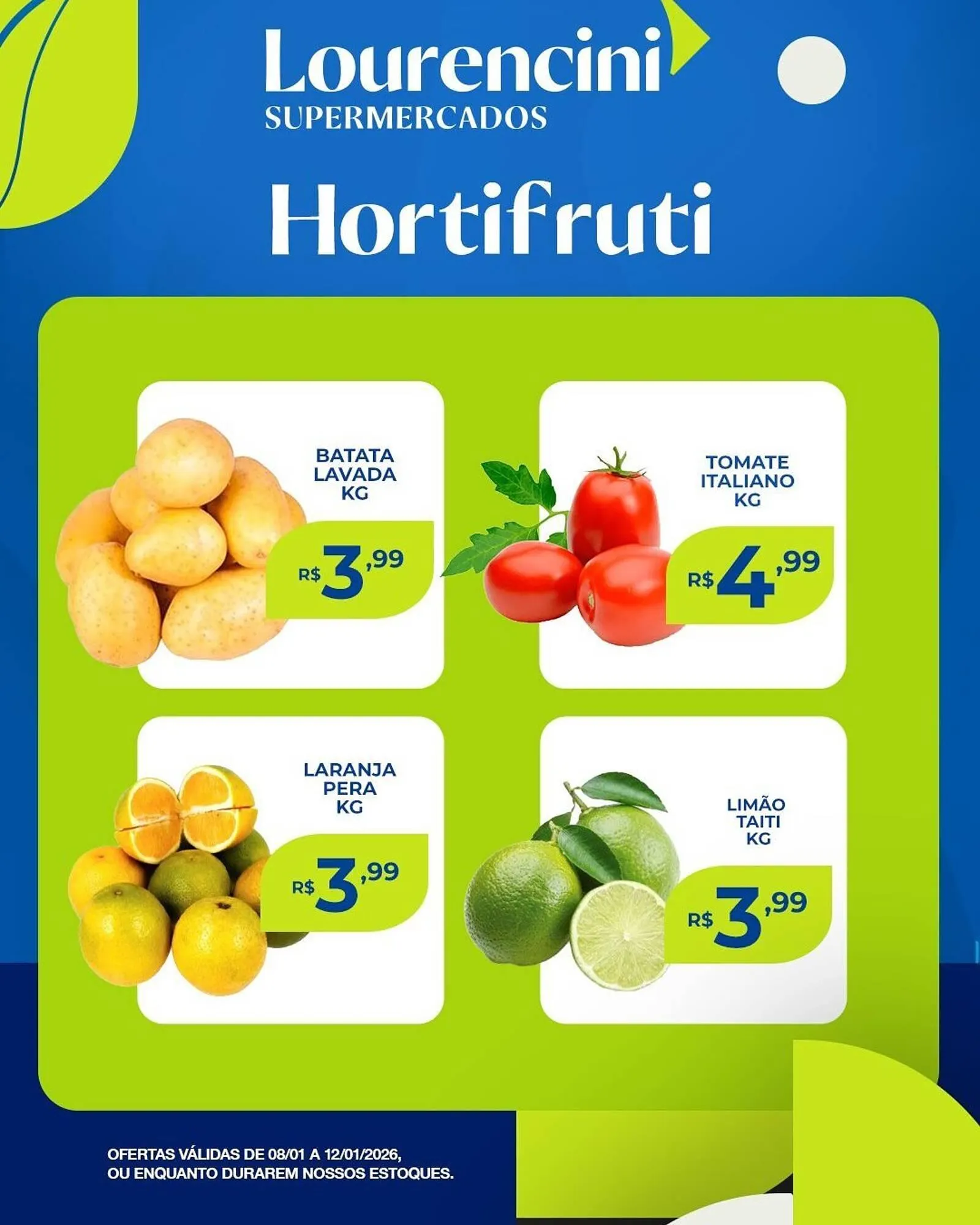 Encarte de Catálogo Lourencini Supermercados 9 de janeiro até 12 de janeiro 2026 - Pagina 2