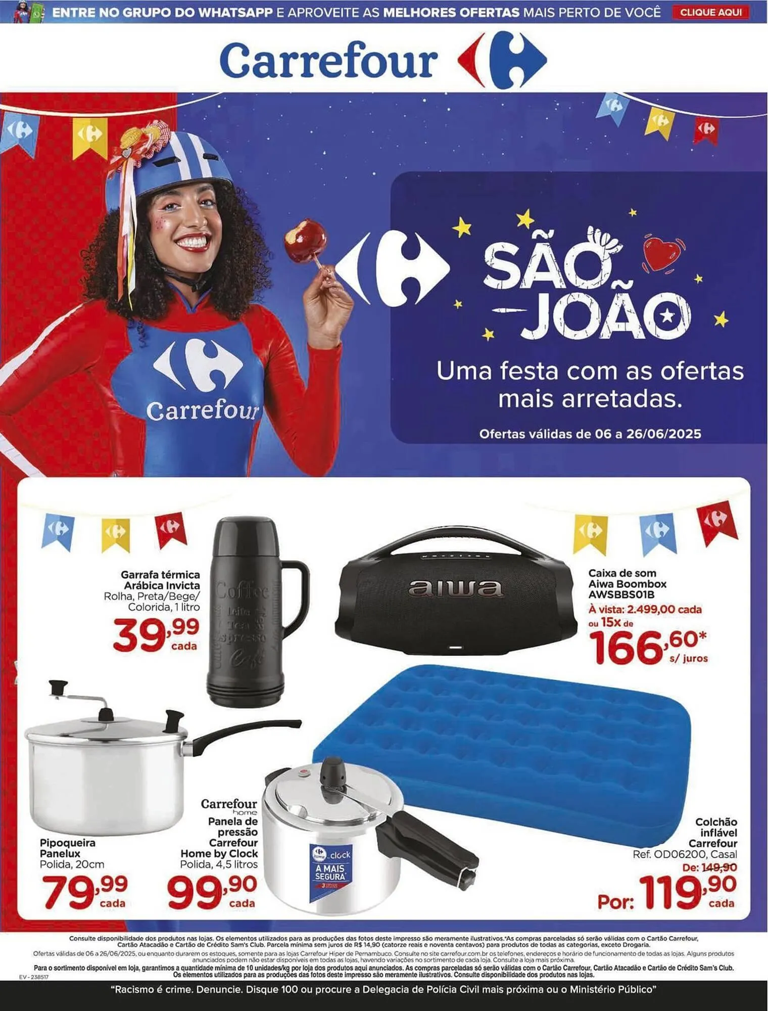 Encarte de Catálogo Carrefour 6 de junho até 26 de junho 2025 - Pagina 1