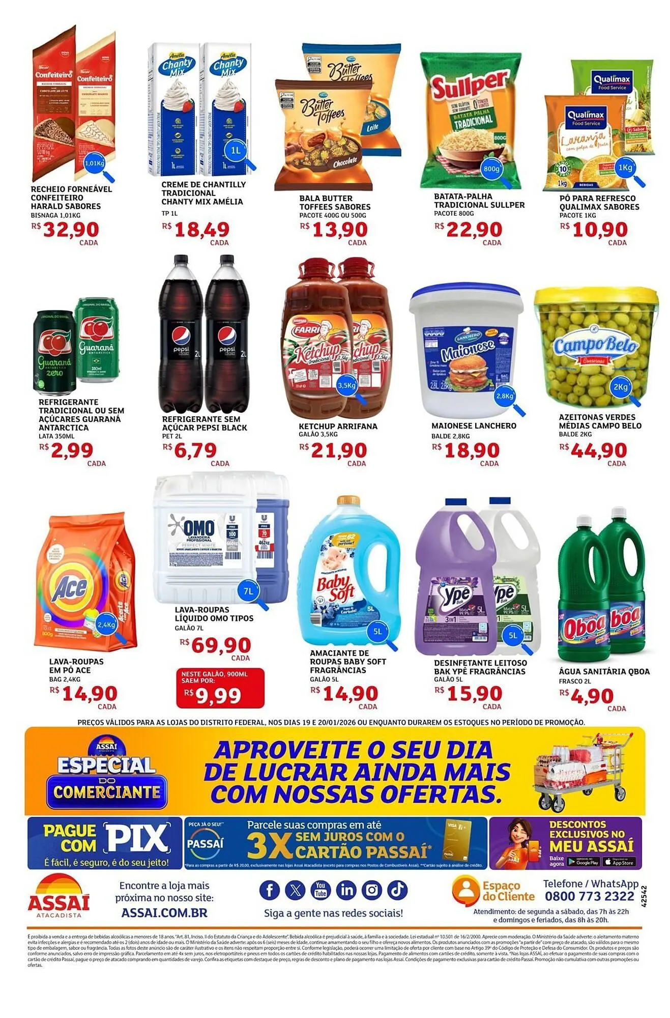 Encarte de Encarte Assaí Atacadista 19 de janeiro até 20 de janeiro 2026 - Pagina 2