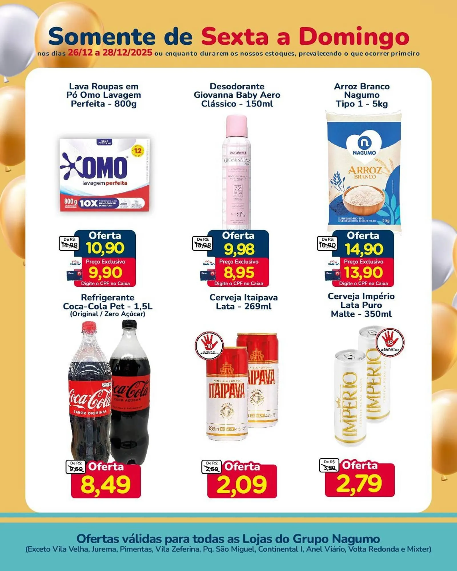 Encarte de Folheto Nagumo 26 de dezembro até 28 de dezembro 2025 - Pagina 3