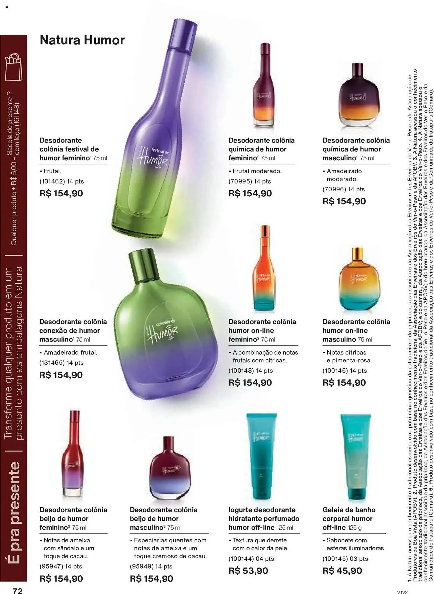 Encarte de Catálogo Natura 30 de outubro até 27 de novembro 2025 - Pagina 72