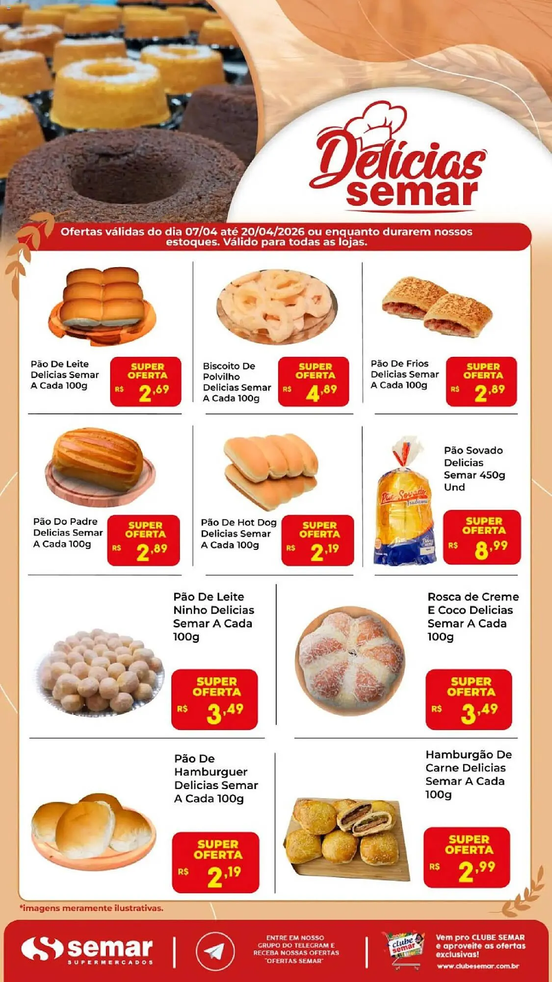 Encarte de Folheto Semar Supermercado 7 de abril até 20 de abril 2026 - Pagina 1