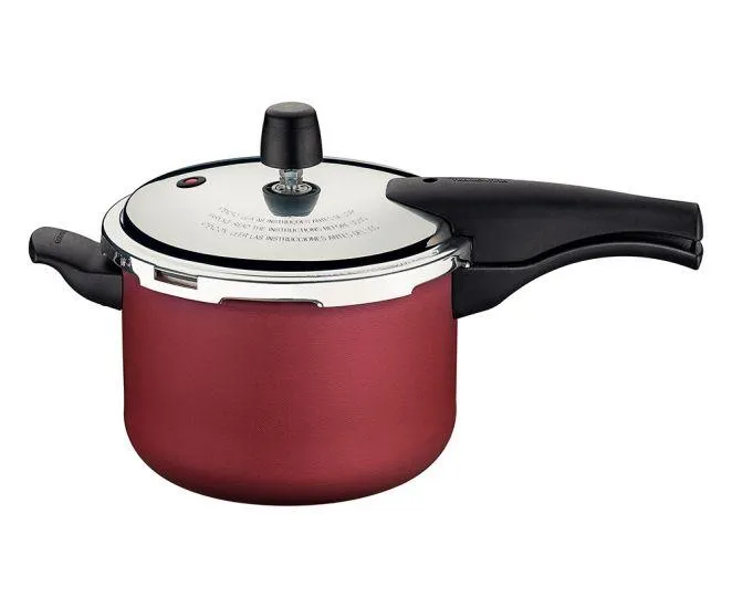 Panela de Pressão Tramontina Vancouver - 4,5 Litros, Antiaderente - Vermelho