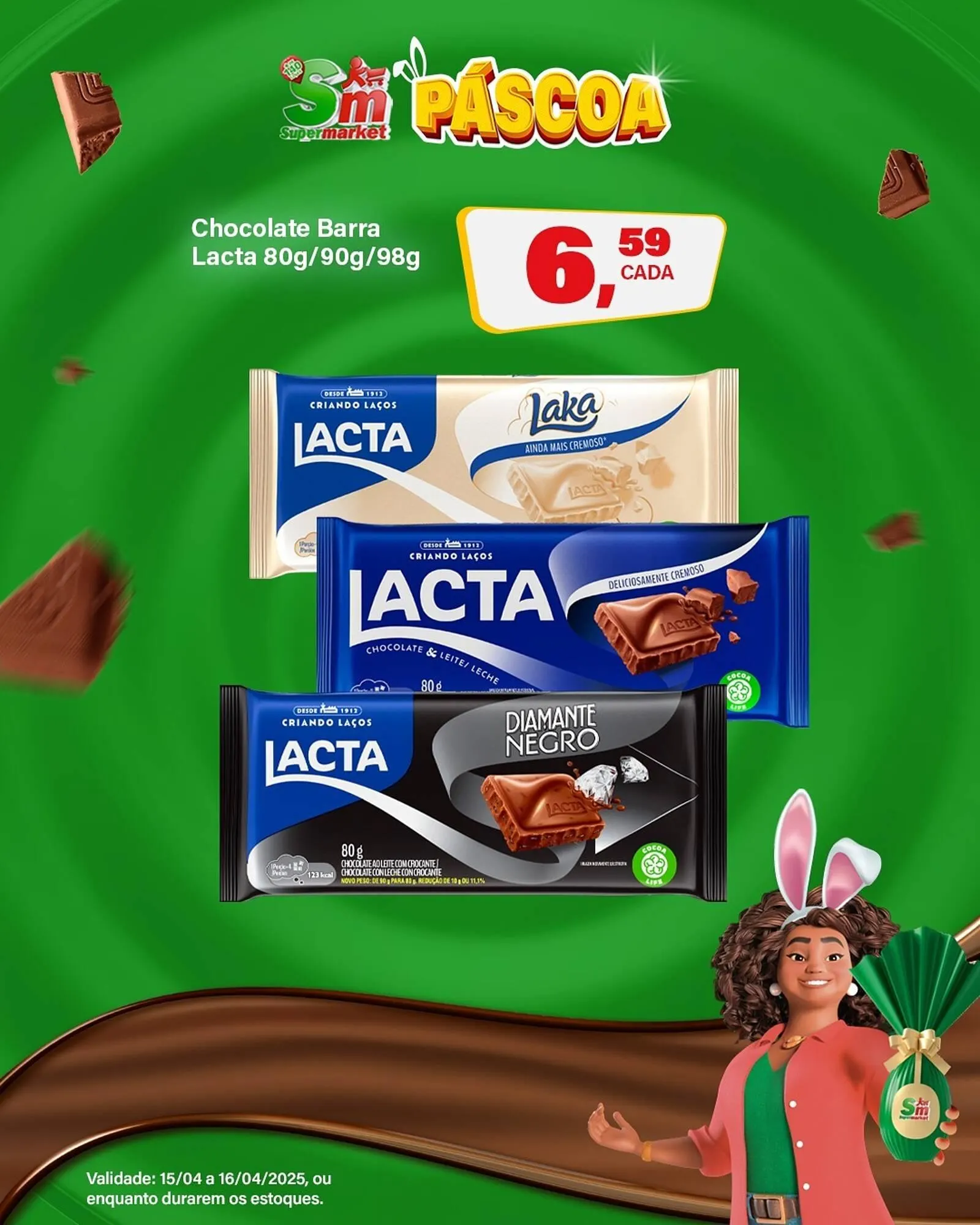 Encarte de Catálogo Rede Supermarket 15 de abril até 16 de abril 2025 - Pagina 1