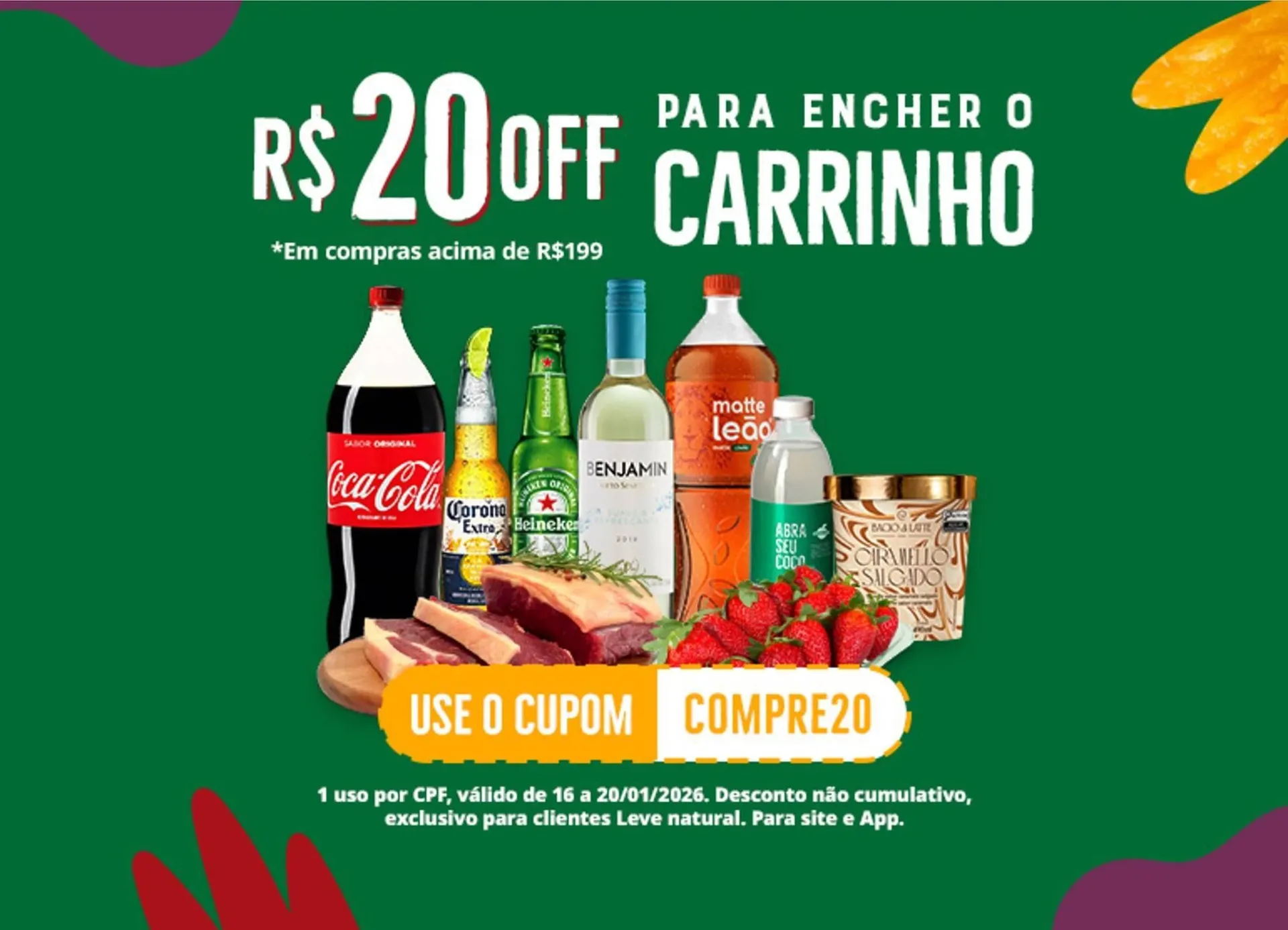 Encarte de Catálogo Natural da Terra 16 de janeiro até 20 de janeiro 2026 - Pagina 1