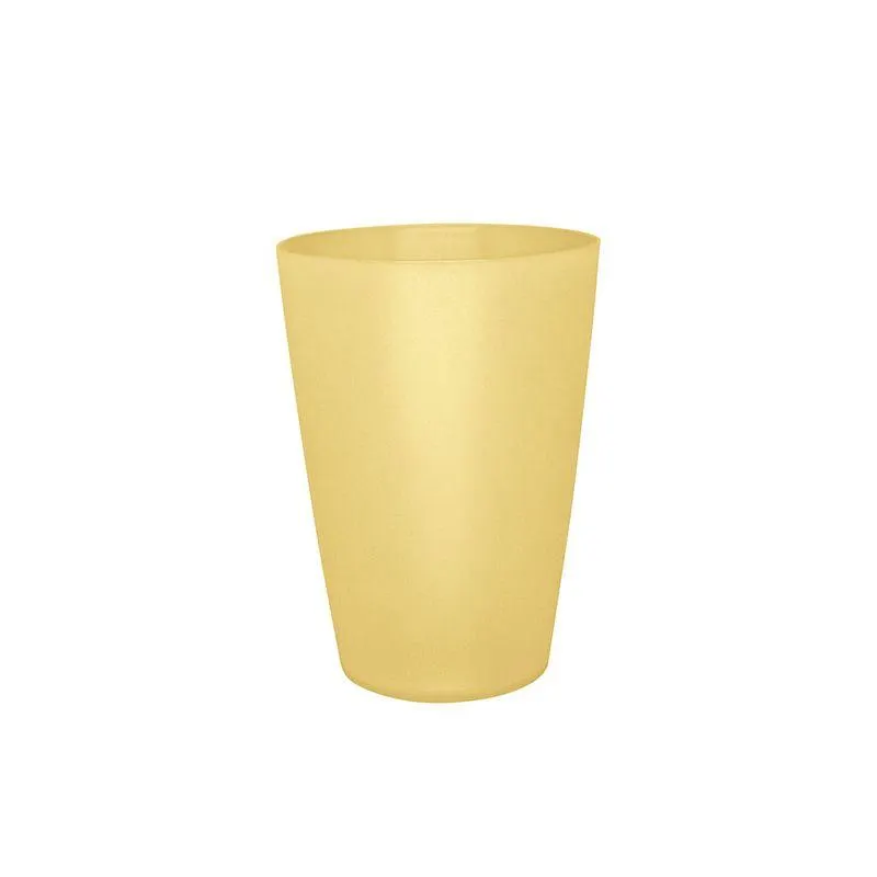 Copo Milano Cristal Amarelo 250mL - Martiplast