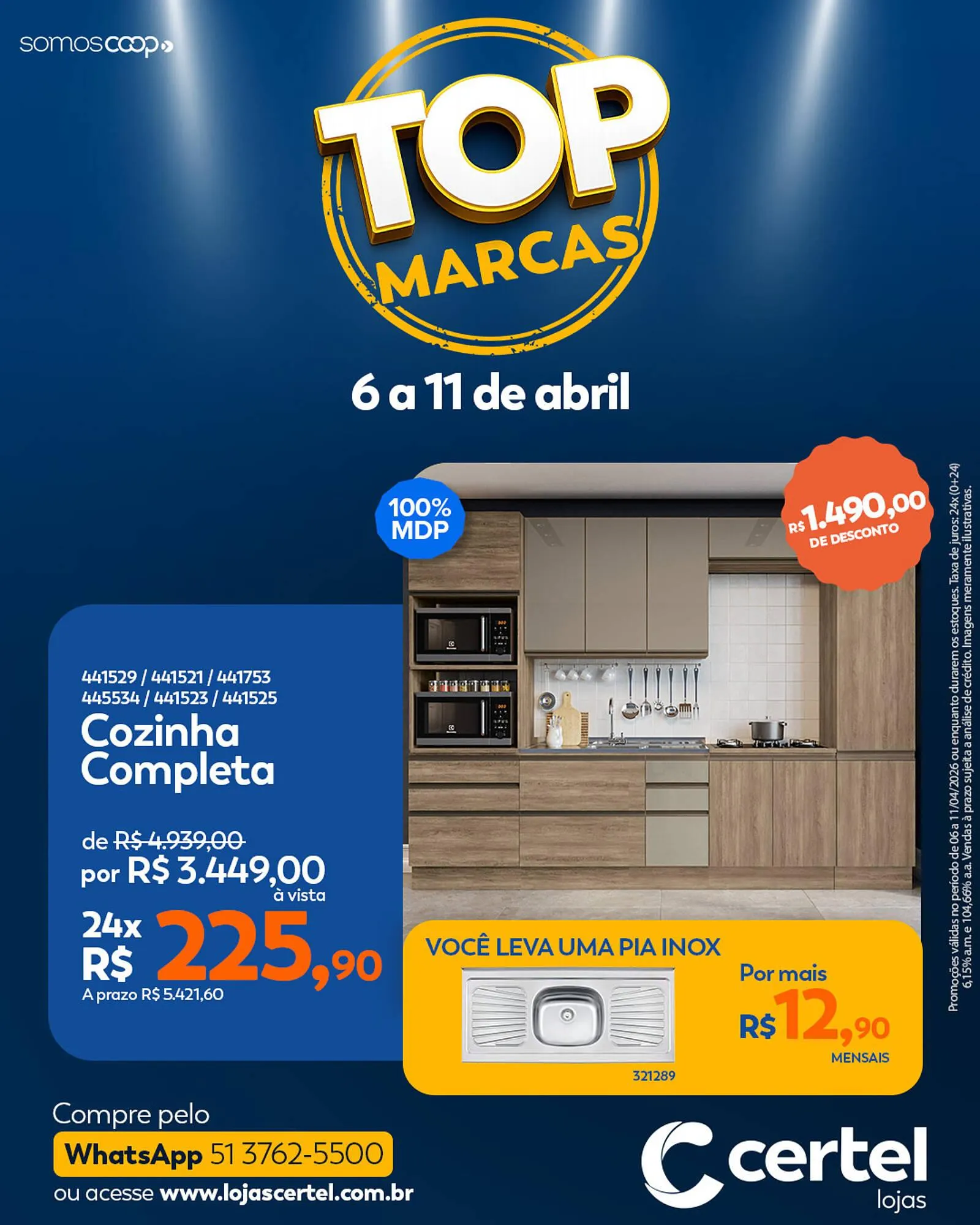 Encarte de Folheto Lojas Certel 6 de abril até 11 de abril 2026 - Pagina 2