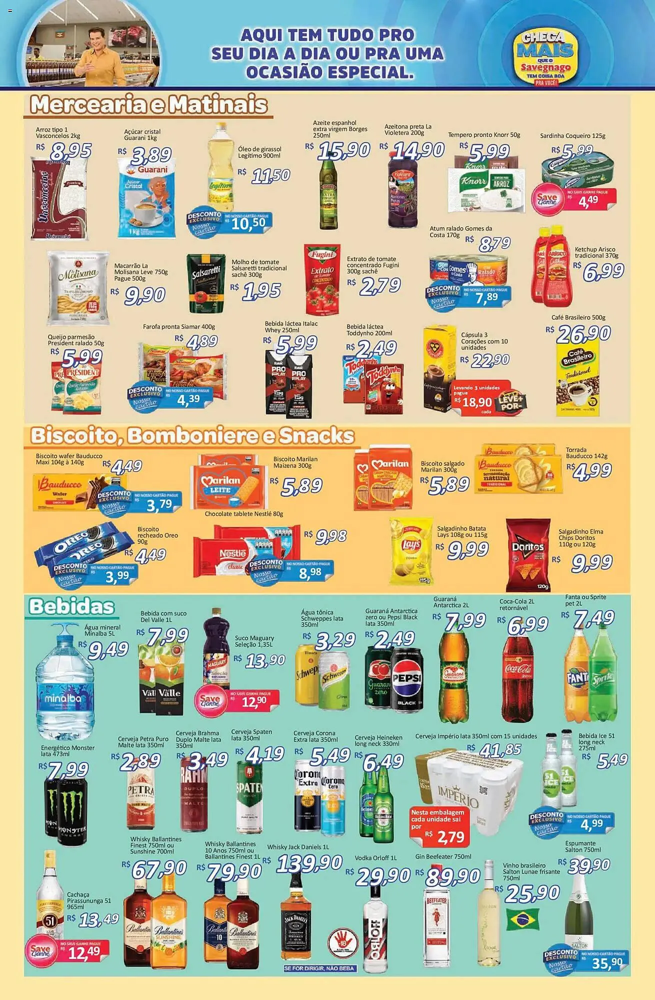 Encarte de Catálogo Supermercados Savegnago 12 de fevereiro até 16 de fevereiro 2026 - Pagina 3