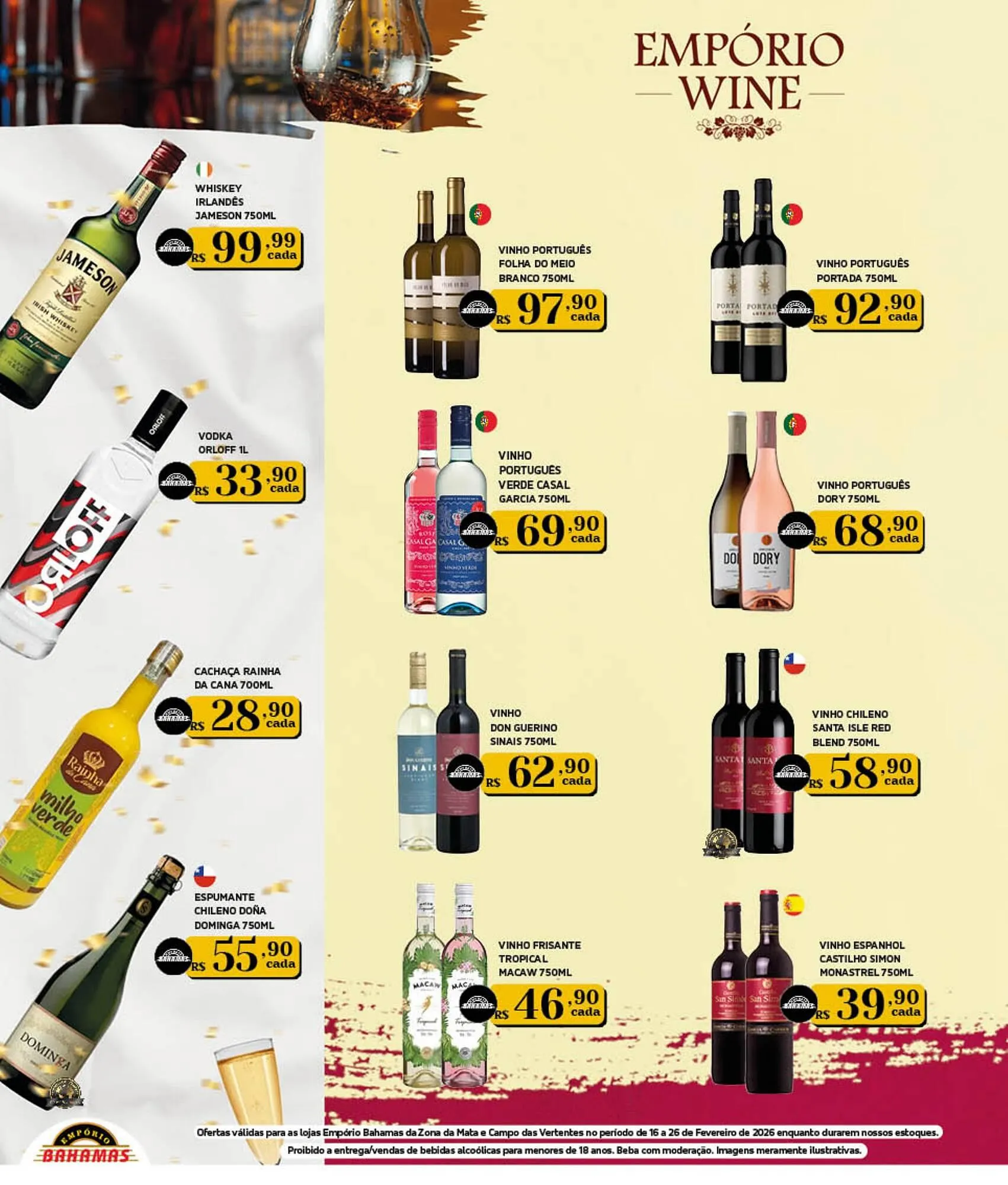 Encarte de Catálogo Empório Bahamas 16 de fevereiro até 26 de fevereiro 2026 - Pagina 2