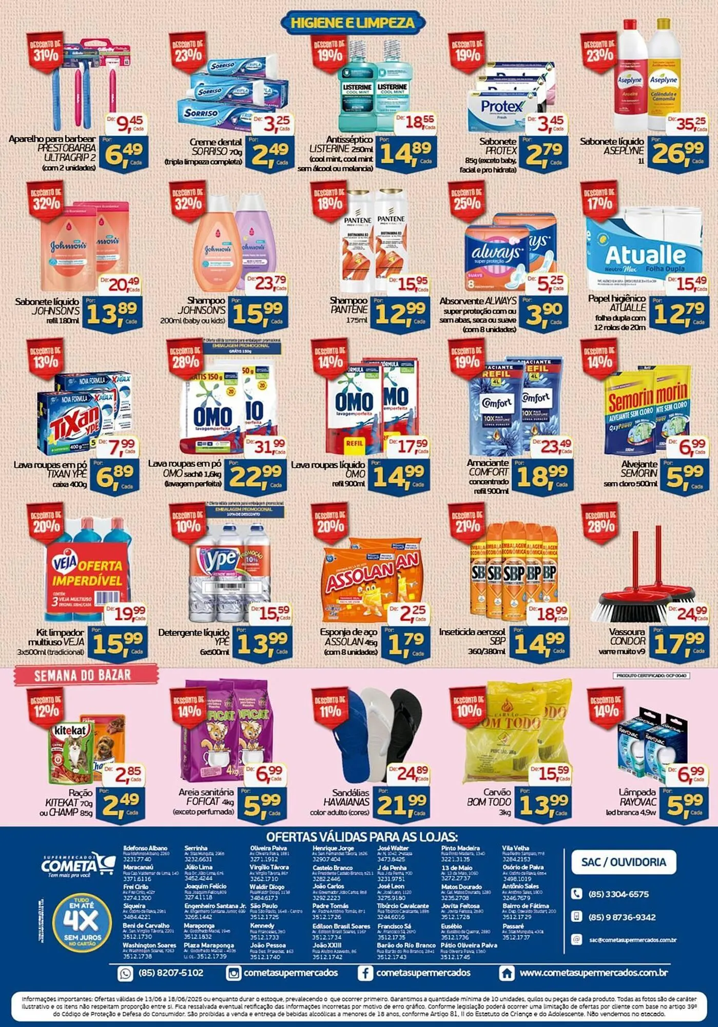 Encarte de Catálogo Cometa Supermercados 16 de junho até 18 de junho 2025 - Pagina 4