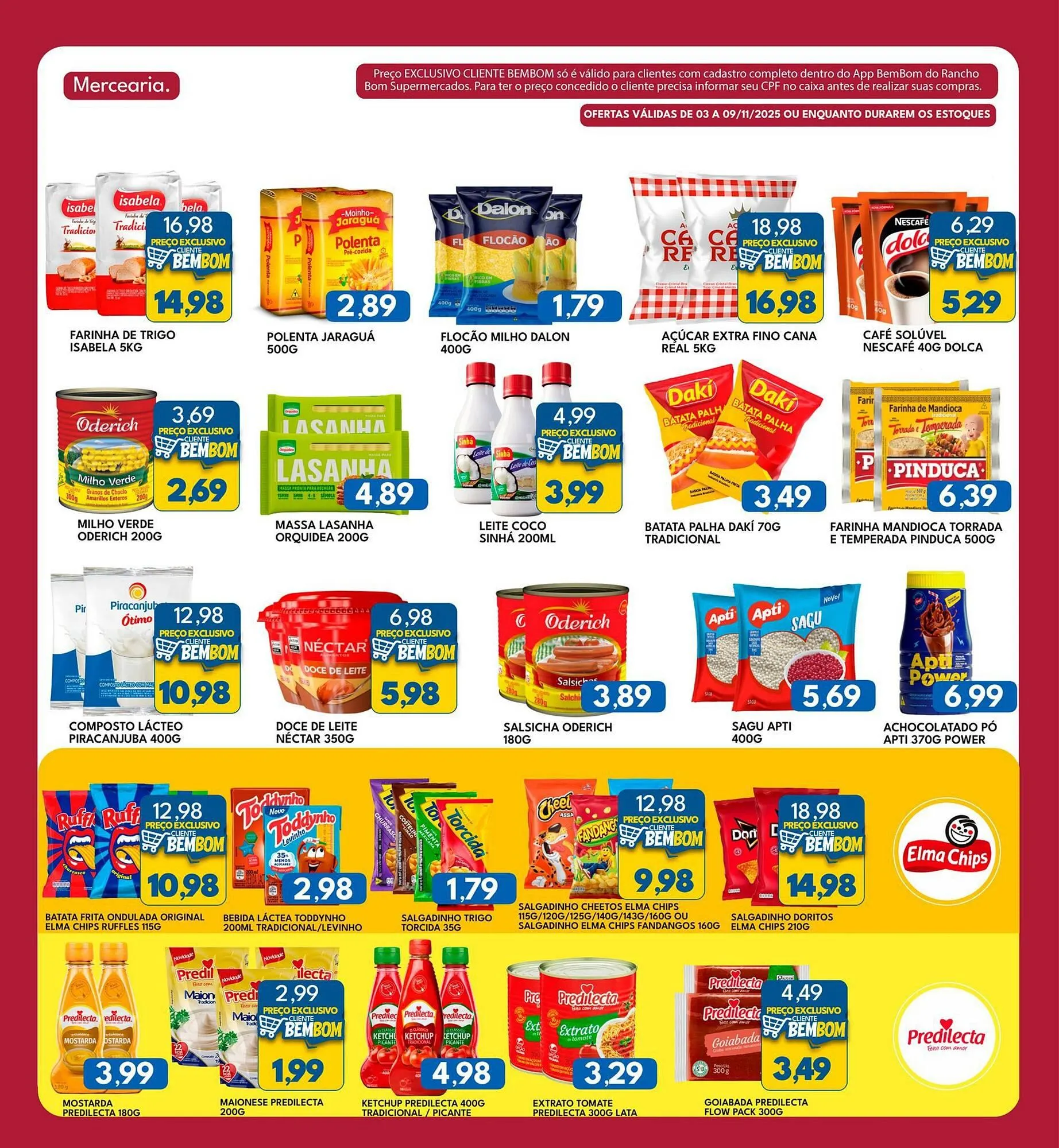 Encarte de Catálogo Rancho Bom Supermercados 3 de novembro até 9 de novembro 2025 - Pagina 2