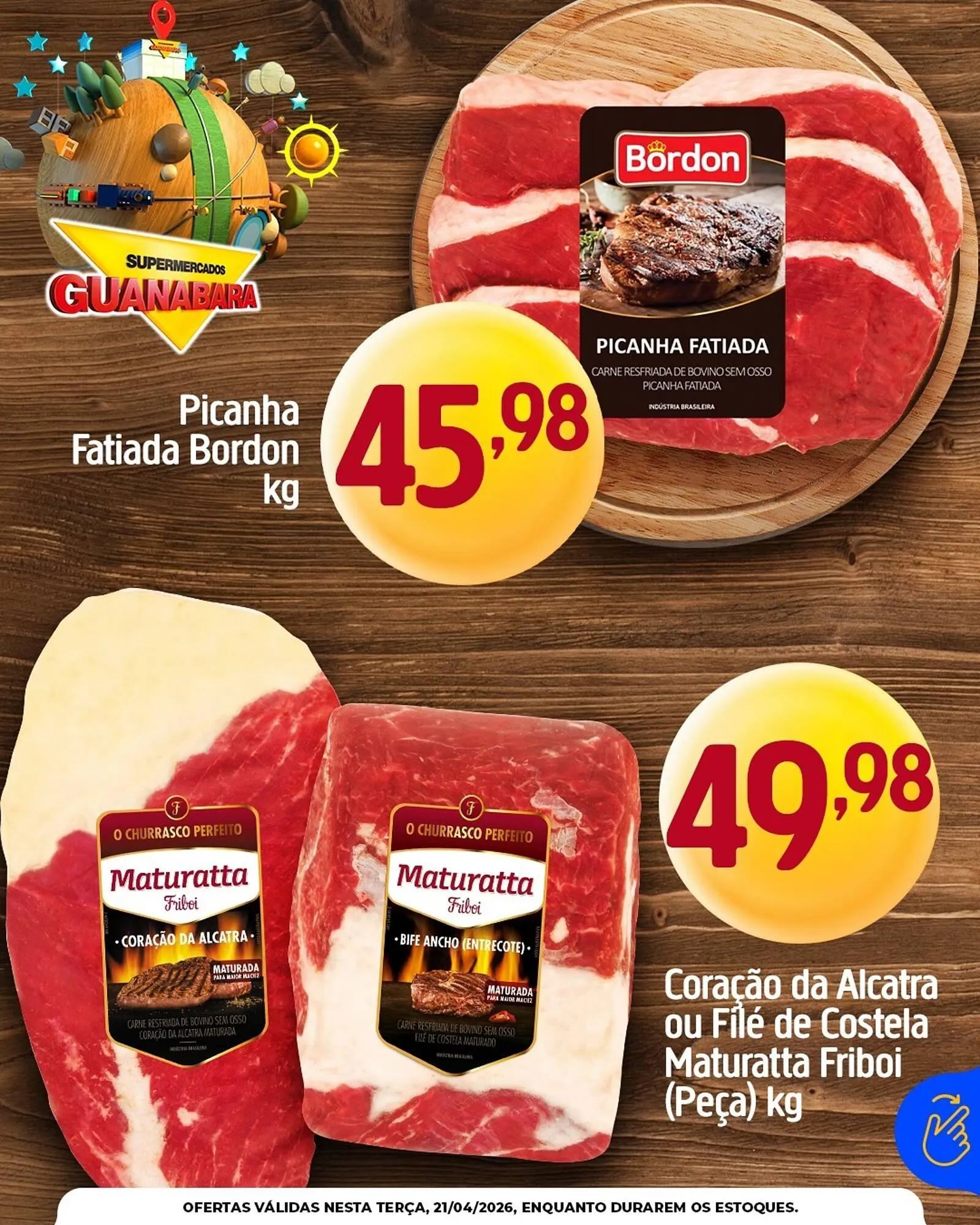 Encarte de Encarte Supermercados Guanabara 21 de abril até 21 de abril 2026 - Pagina 1