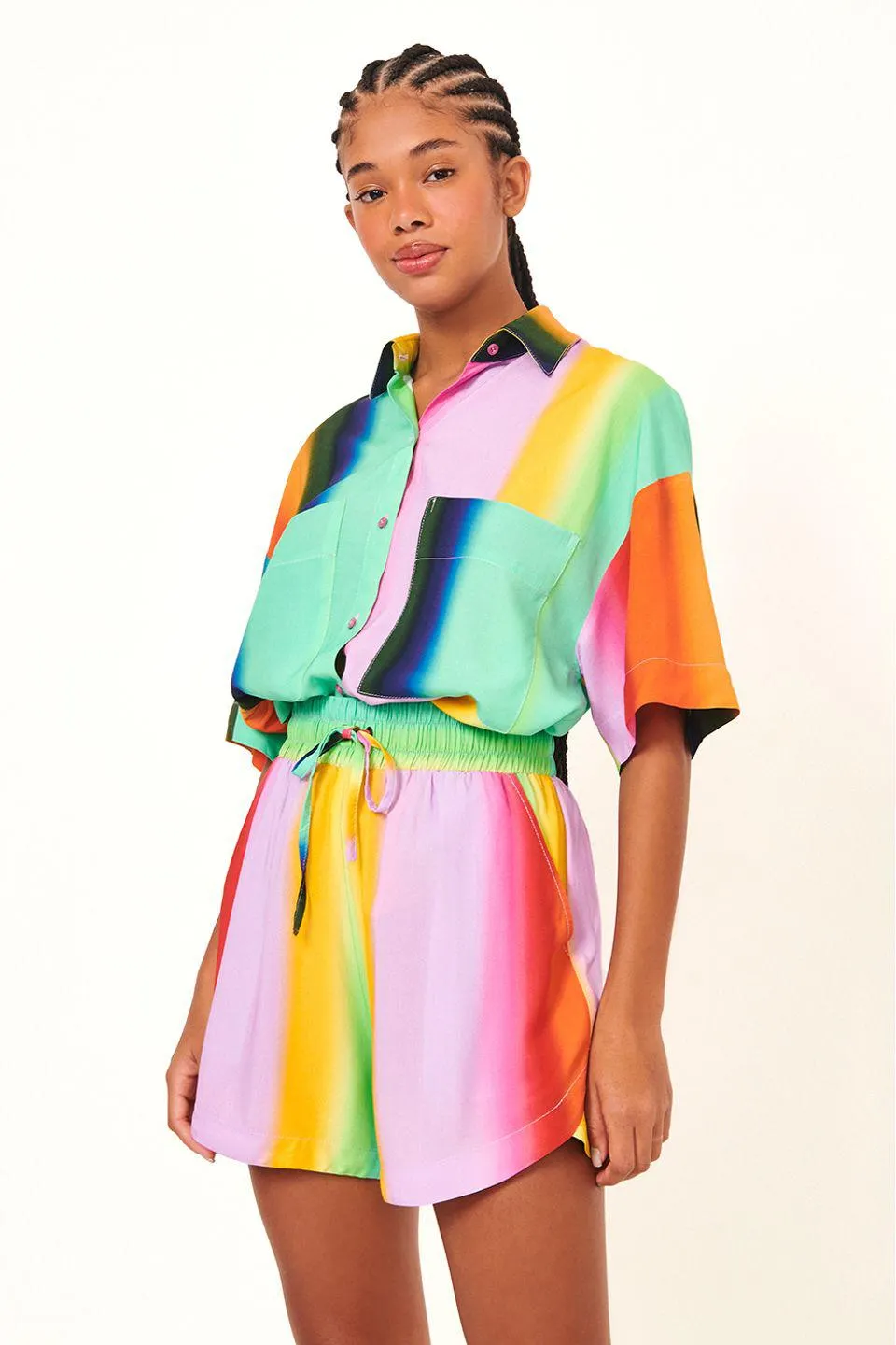 Short Estampa Alvorada