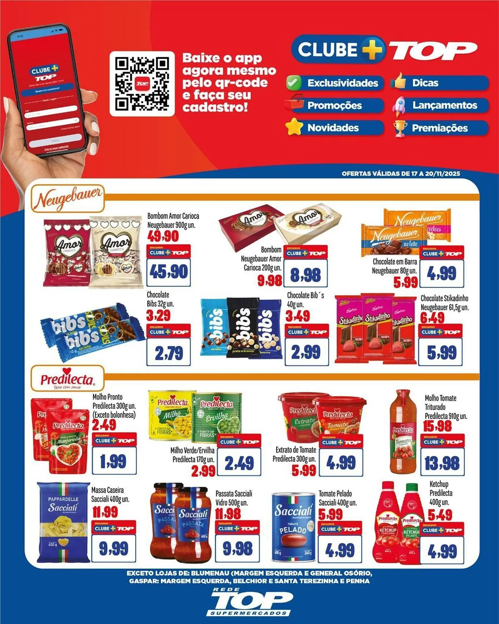 Encarte de Encarte Rede Top 17 de novembro até 20 de novembro 2025 - Pagina 1