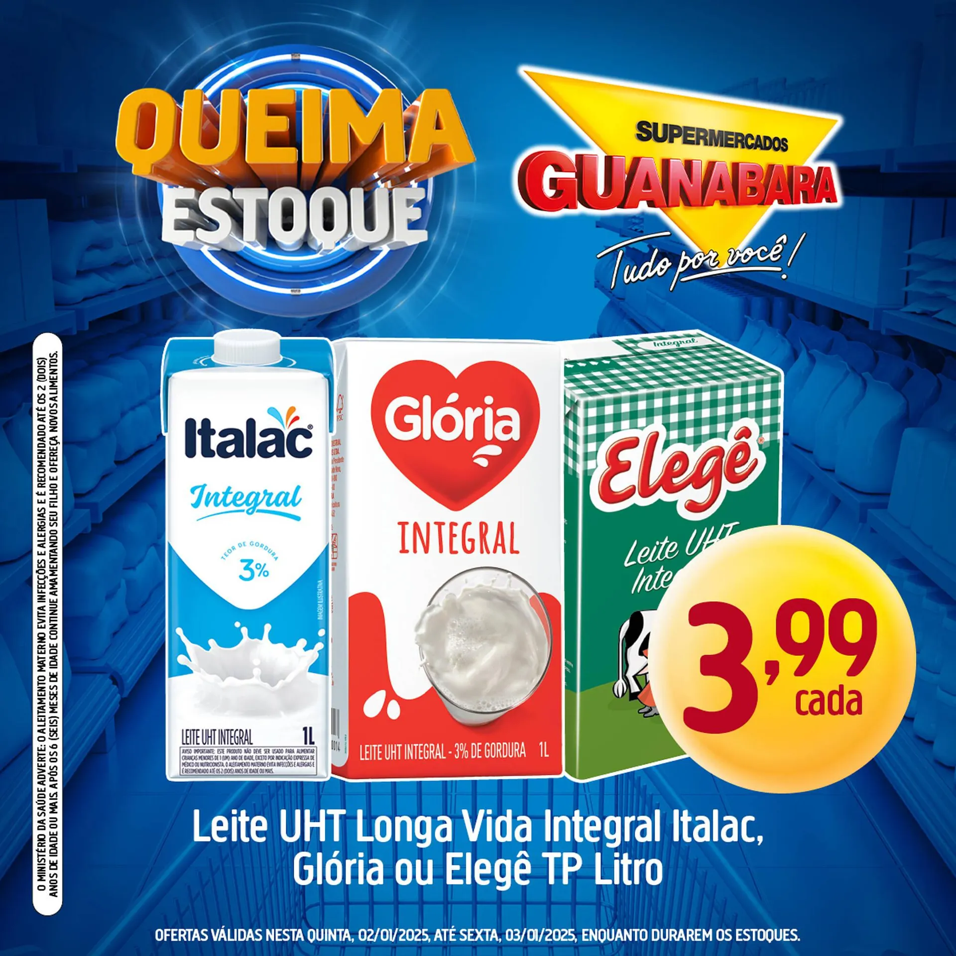 Encarte de Catálogo Supermercados Guanabara 2 de janeiro até 3 de janeiro 2025 - Pagina 1