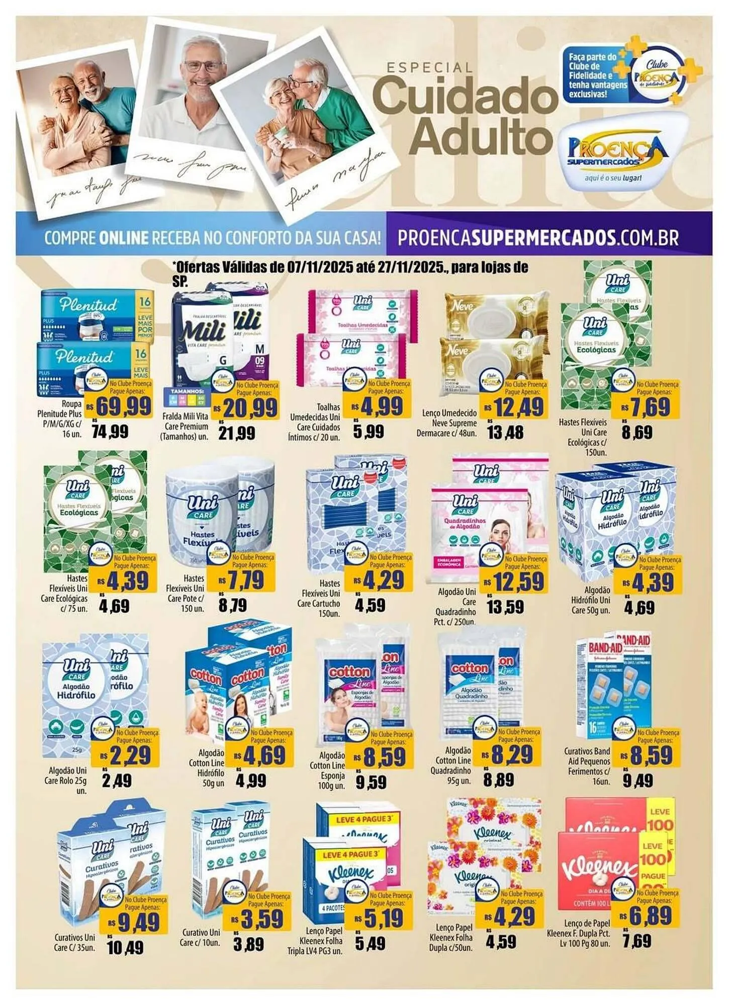 Encarte de Catálogo Proença Supermercados 8 de novembro até 27 de novembro 2025 - Pagina 1