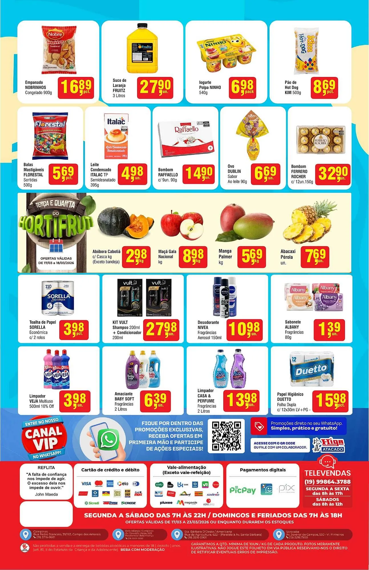 Encarte de Folheto Higa Atacado 17 de março até 23 de março 2026 - Pagina 2