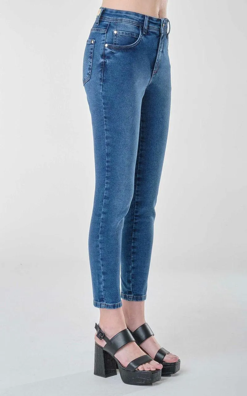 Calça Jeans Cigarrete Feminina - INDIGO