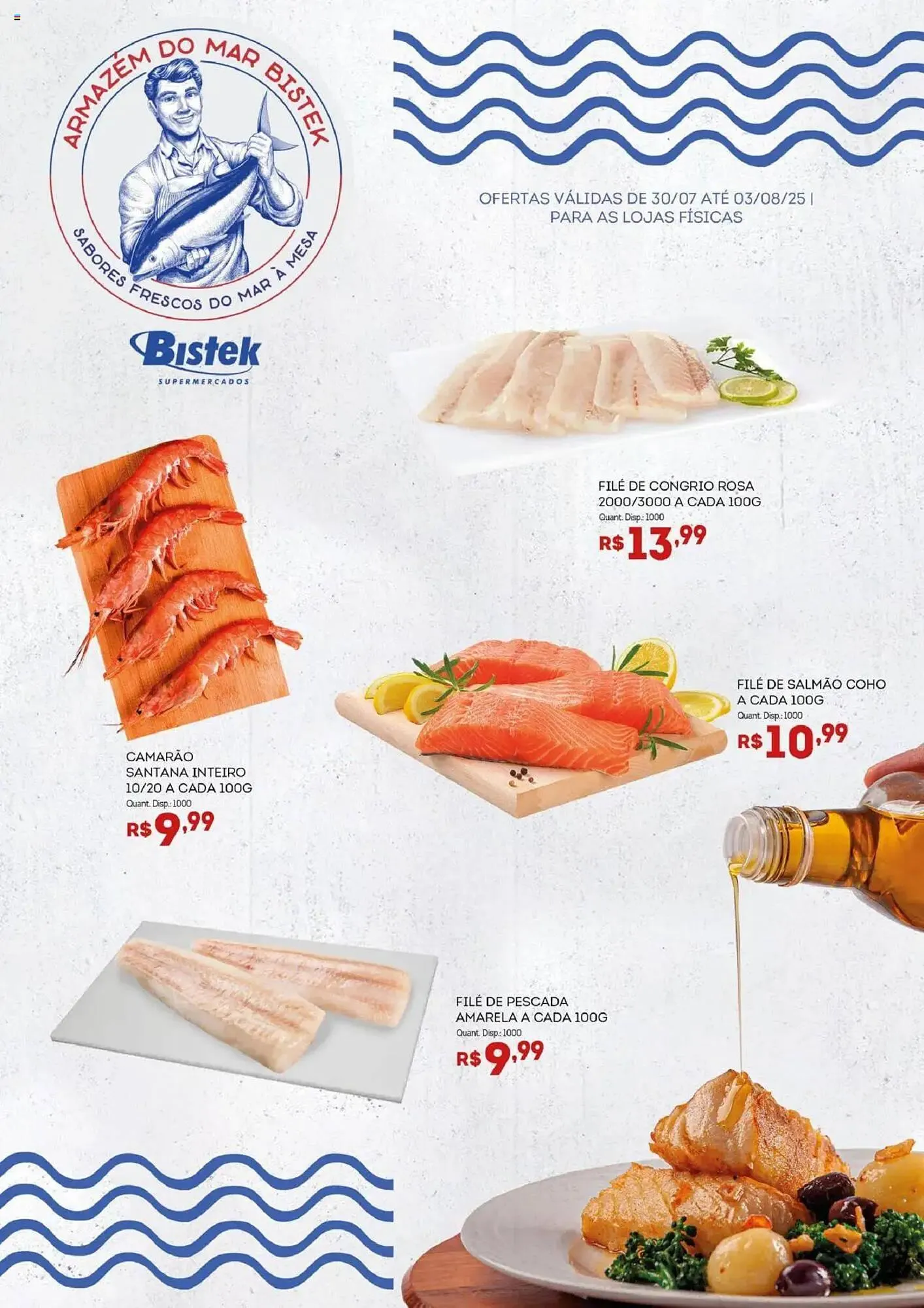 Encarte de Catálogo Bistek Supermercados 1 de agosto até 3 de agosto 2025 - Pagina 1