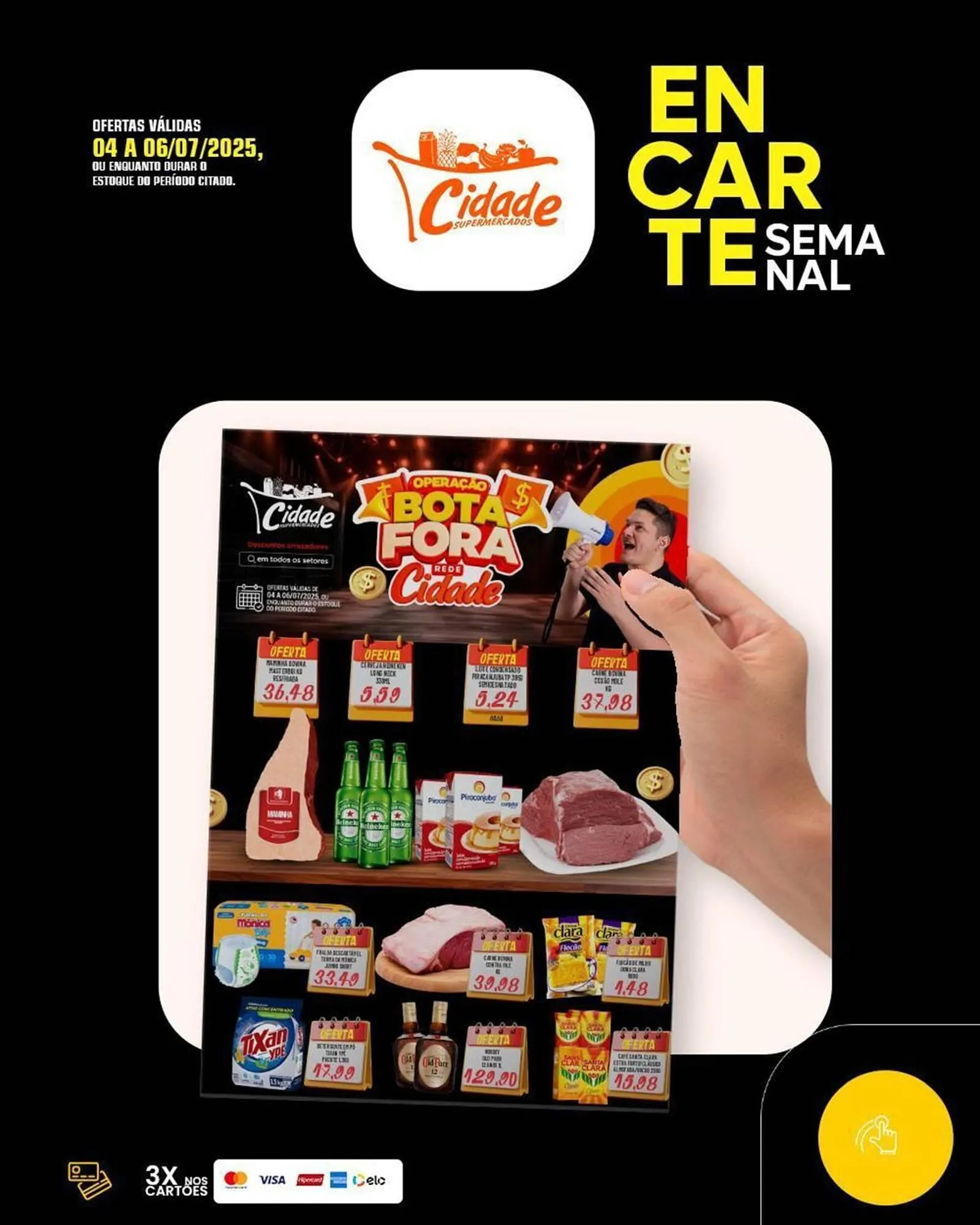 Encarte de Catálogo Cidade Supermercados 7 de julho até 10 de julho 2025 - Pagina 4