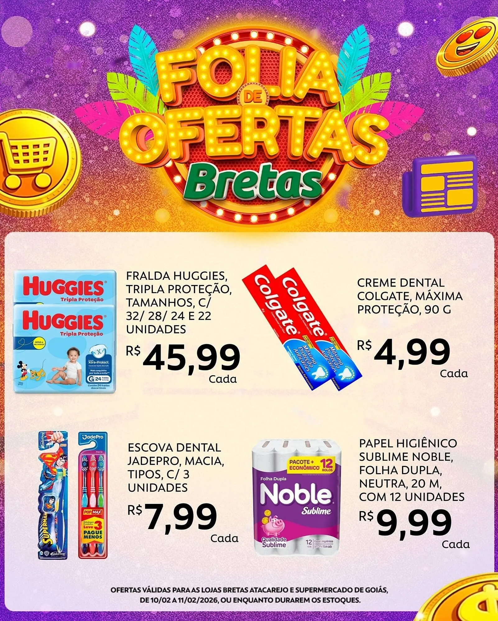 Encarte de Catálogo Supermercados Bretas 10 de fevereiro até 11 de fevereiro 2026 - Pagina 2