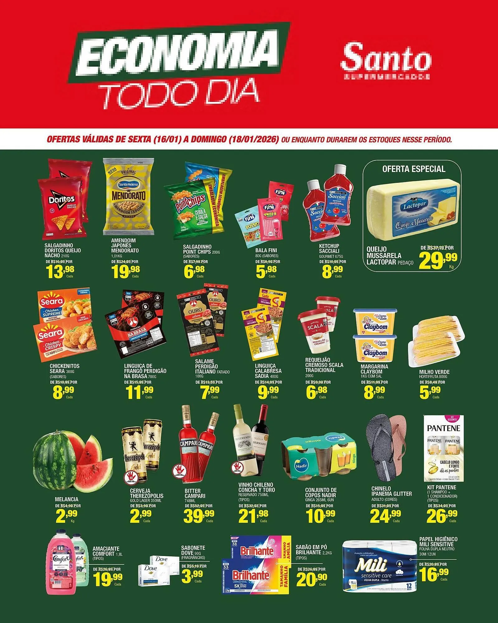 Encarte de Catálogo Santo Supermercados 14 de janeiro até 20 de janeiro 2026 - Pagina 2
