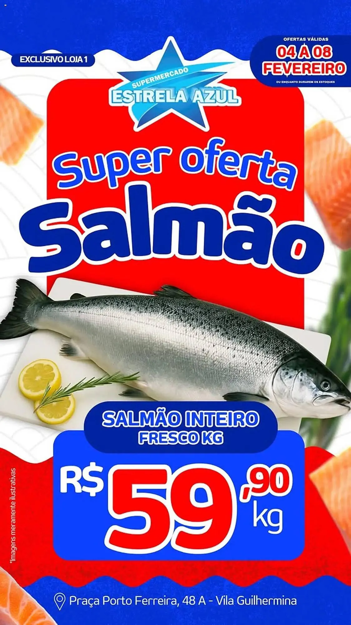 Folheto Supermercado Estrela Azul - 1