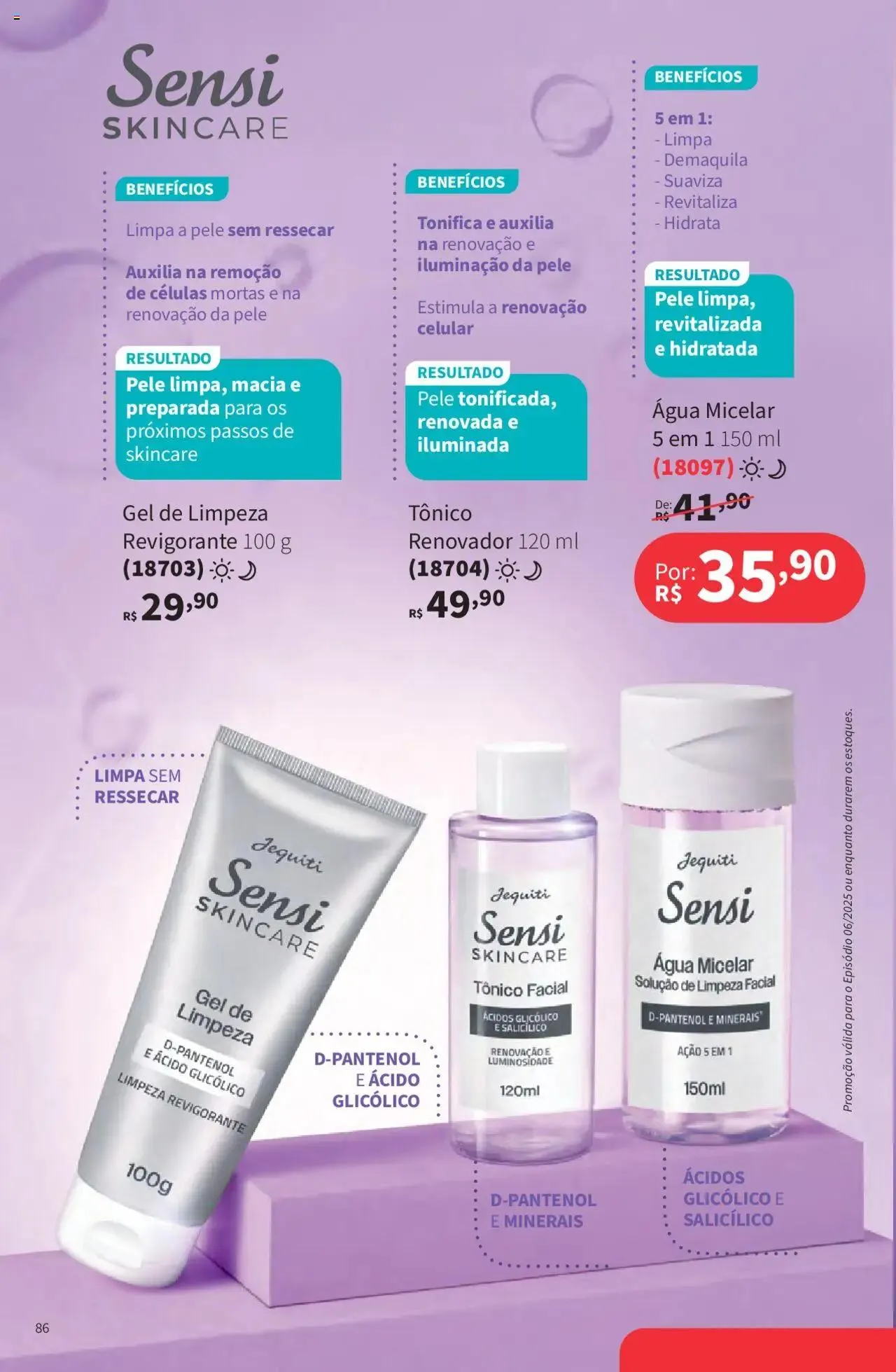 Encarte de Jequiti - Revista 06/2025 21 de abril até 16 de maio 2025 - Pagina 86