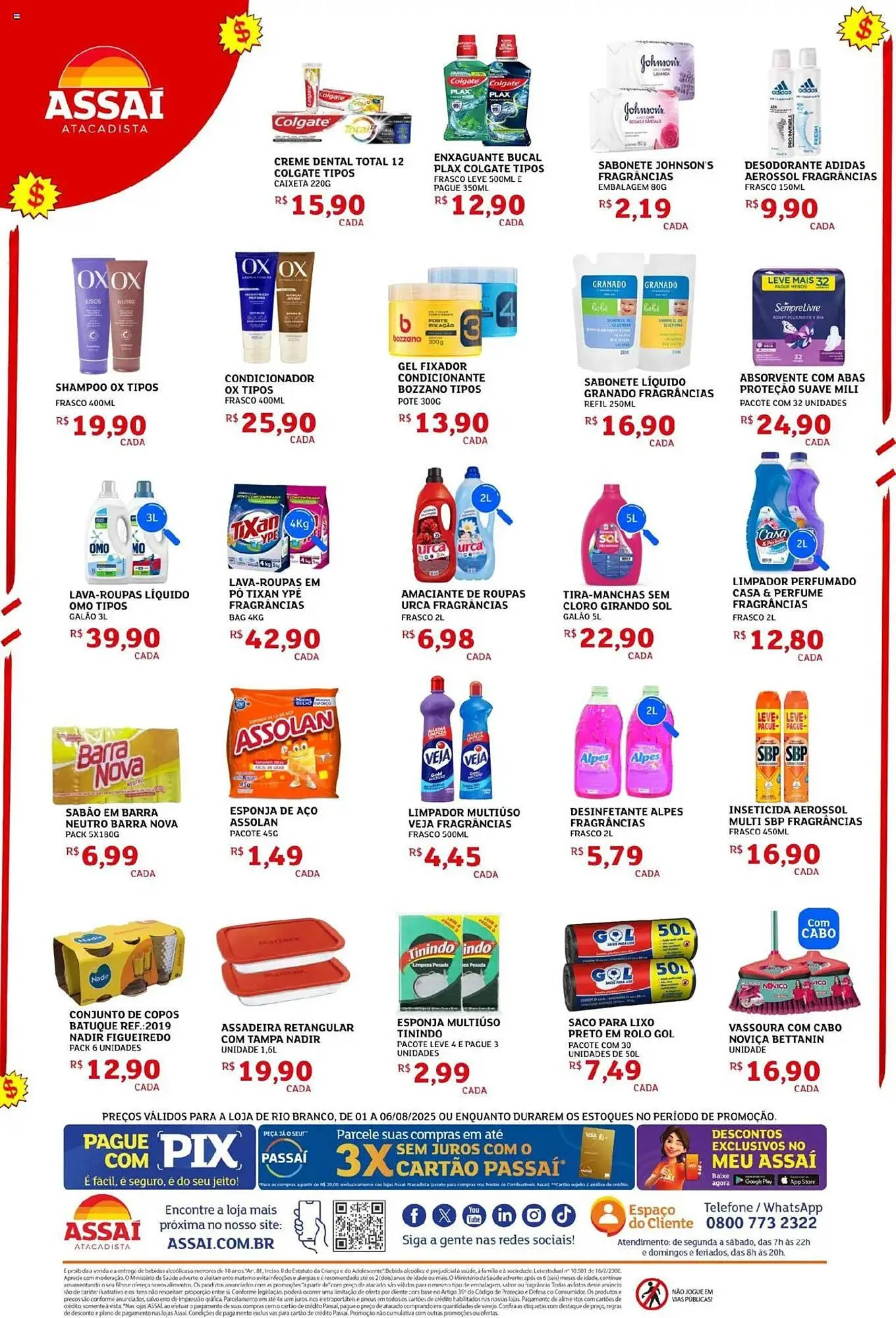 Encarte de Catálogo Assaí Atacadista 1 de agosto até 6 de agosto 2025 - Pagina 4