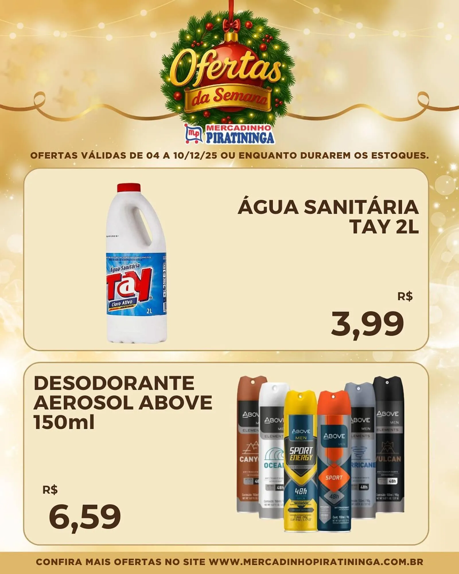 Encarte de Catálogo Mercadinho Piratininga 4 de dezembro até 10 de dezembro 2025 - Pagina 5