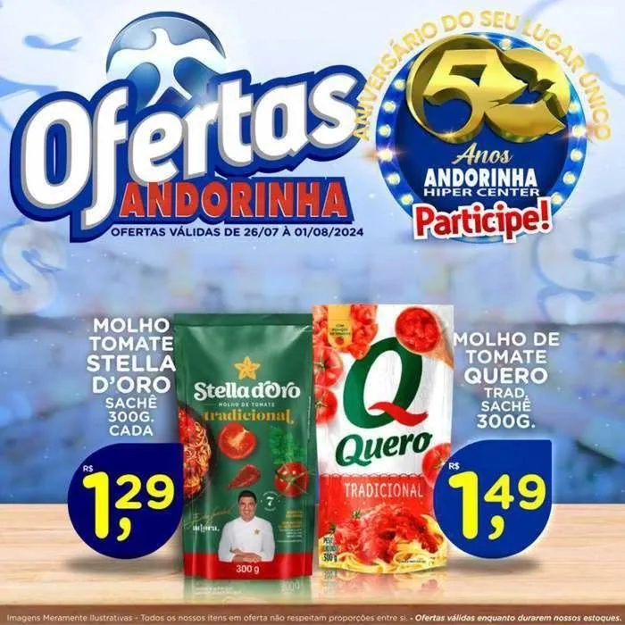 Encarte de Andorinha Hipermercado OFERTAS 26 de julho até 1 de agosto 2024 - Pagina 78