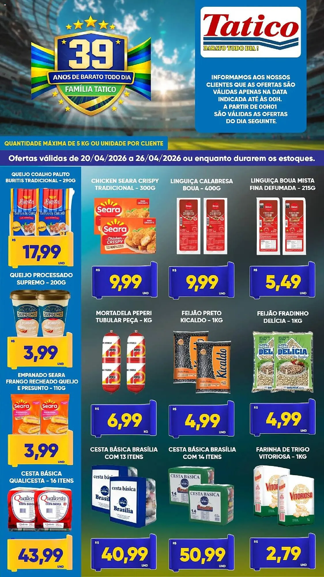 Encarte de Tabloide Tatico 20 de abril até 26 de abril 2026 - Pagina 2