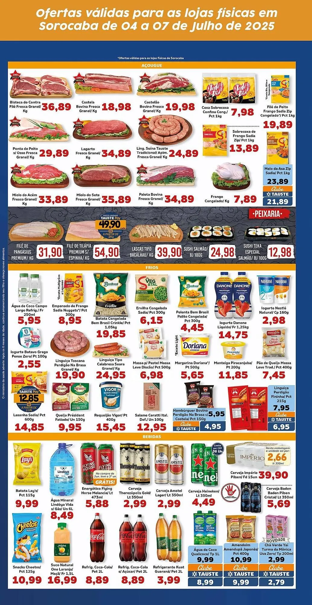 Encarte de Catálogo Supermercados Tauste 4 de julho até 7 de julho 2025 - Pagina 3